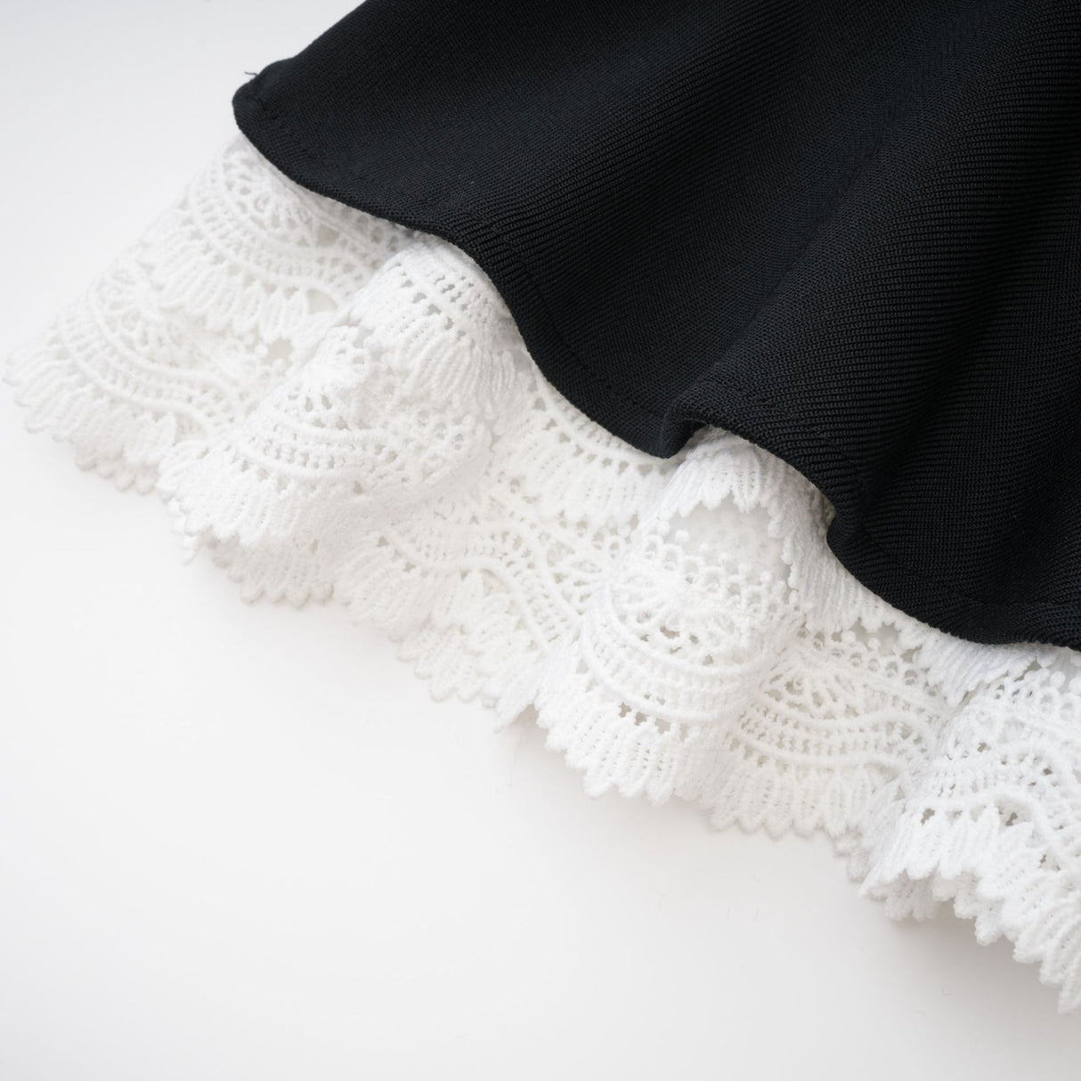 Elena Dress - halter neck Sleeveless Bustier Lace - Trim Mermaid Midi