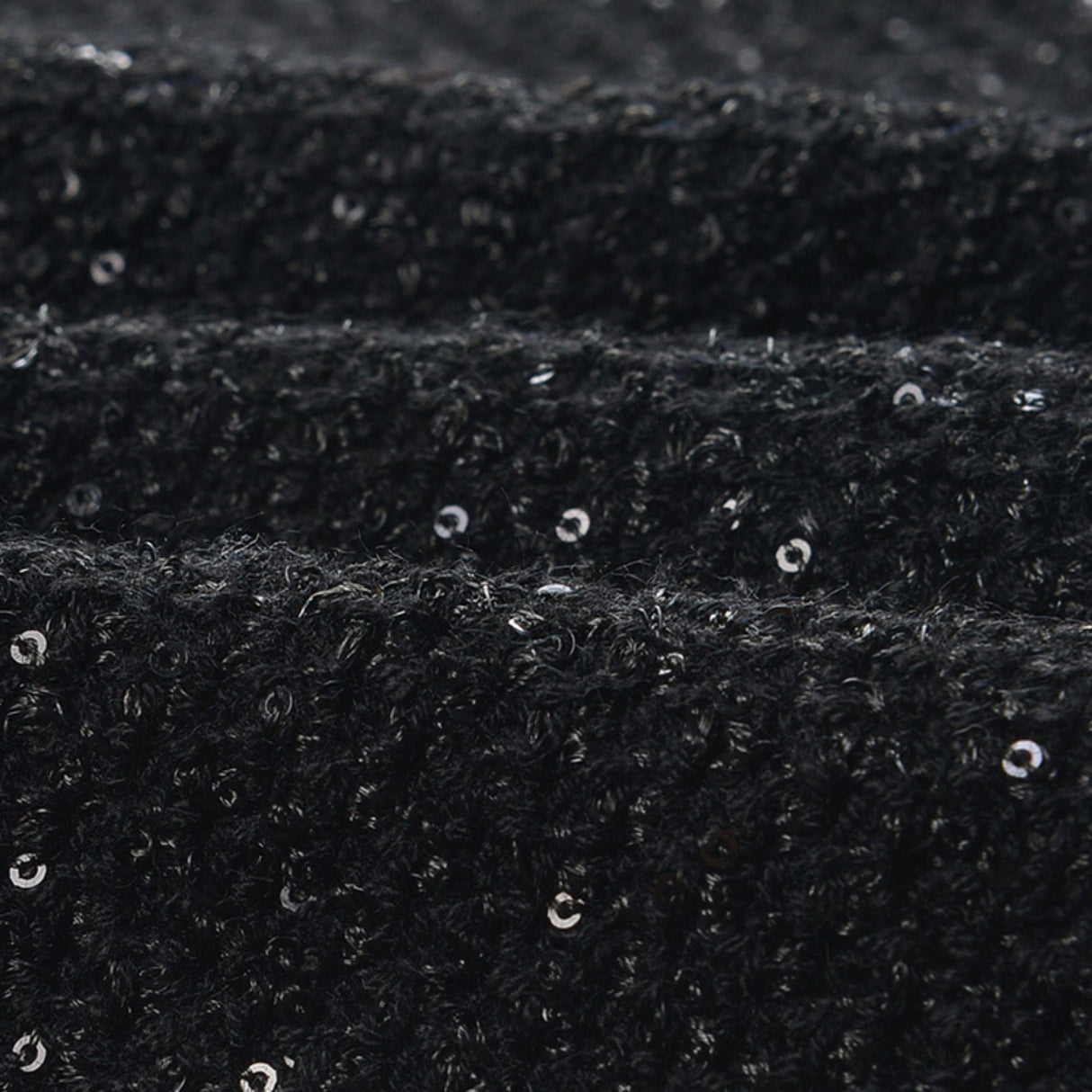 Elena Jacket & Skirt - Sequin Design - Front Button Fastening - Four Front Welt Pockets - Knitted Construction