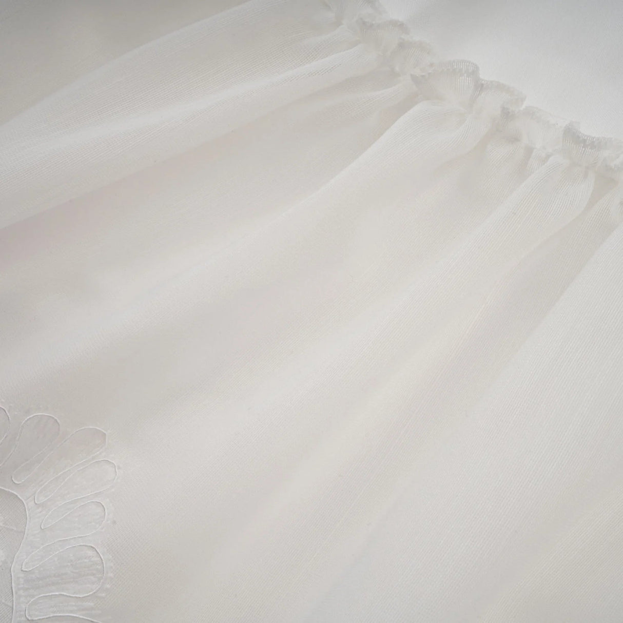 Elena Mini Dress White Guipure Lace Tiered Ruffles & Sweetheart Hem