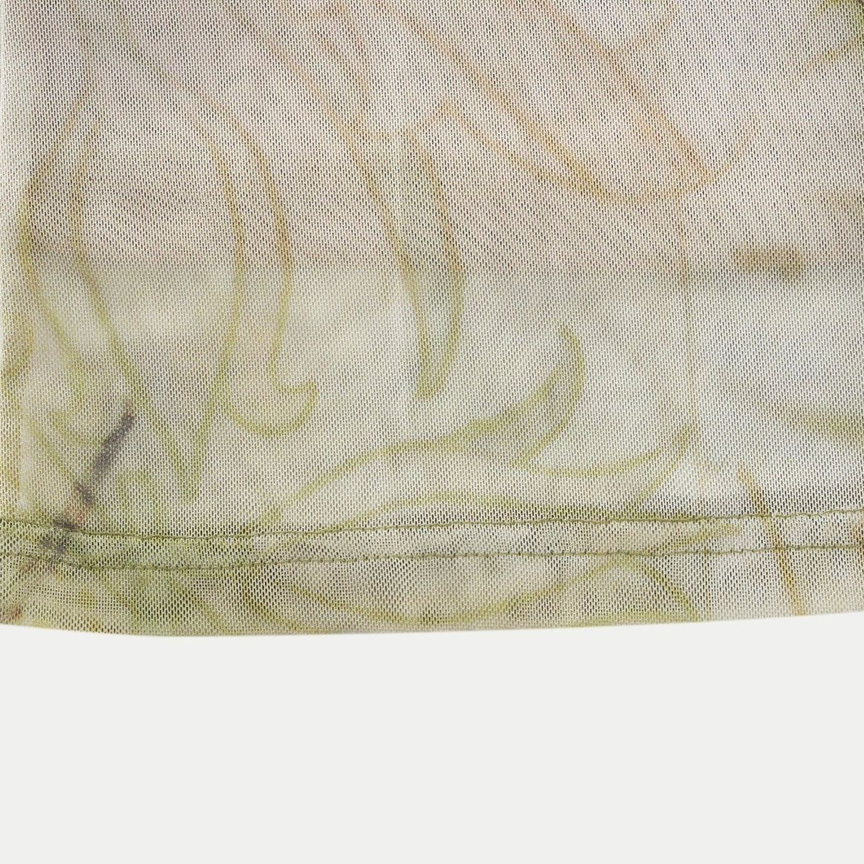 Éliane Midi Dress - Halterneck Tie Closure - Open Back - Ombre Print - Ruffle Trim - High Slit Embellished