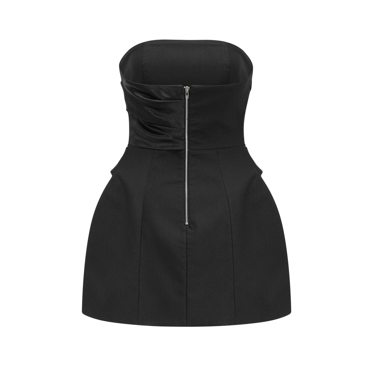 Elise Mini Dress – Off The Shoulder – Bustier Style – Asymmetrical Design – Layered