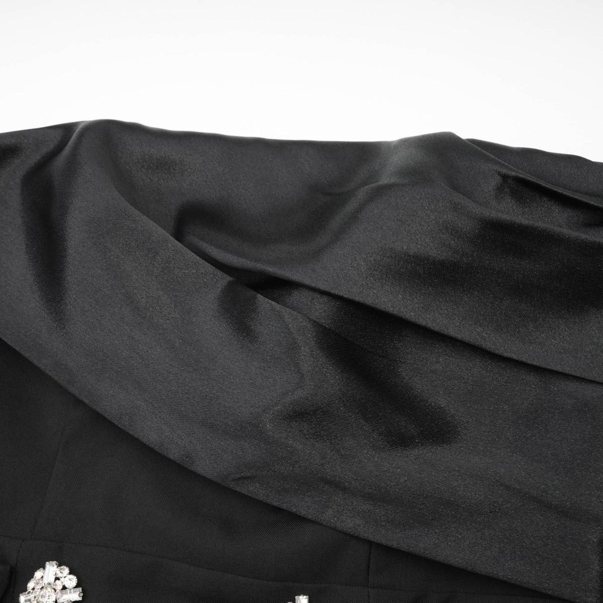 Elise Mini Dress – Off The Shoulder – Bustier Style – Asymmetrical Design – Layered