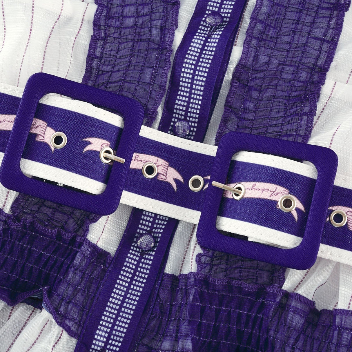 Eliza Midi Dress - Round Neck - Long Sleeves - Pattern - Belted Waist