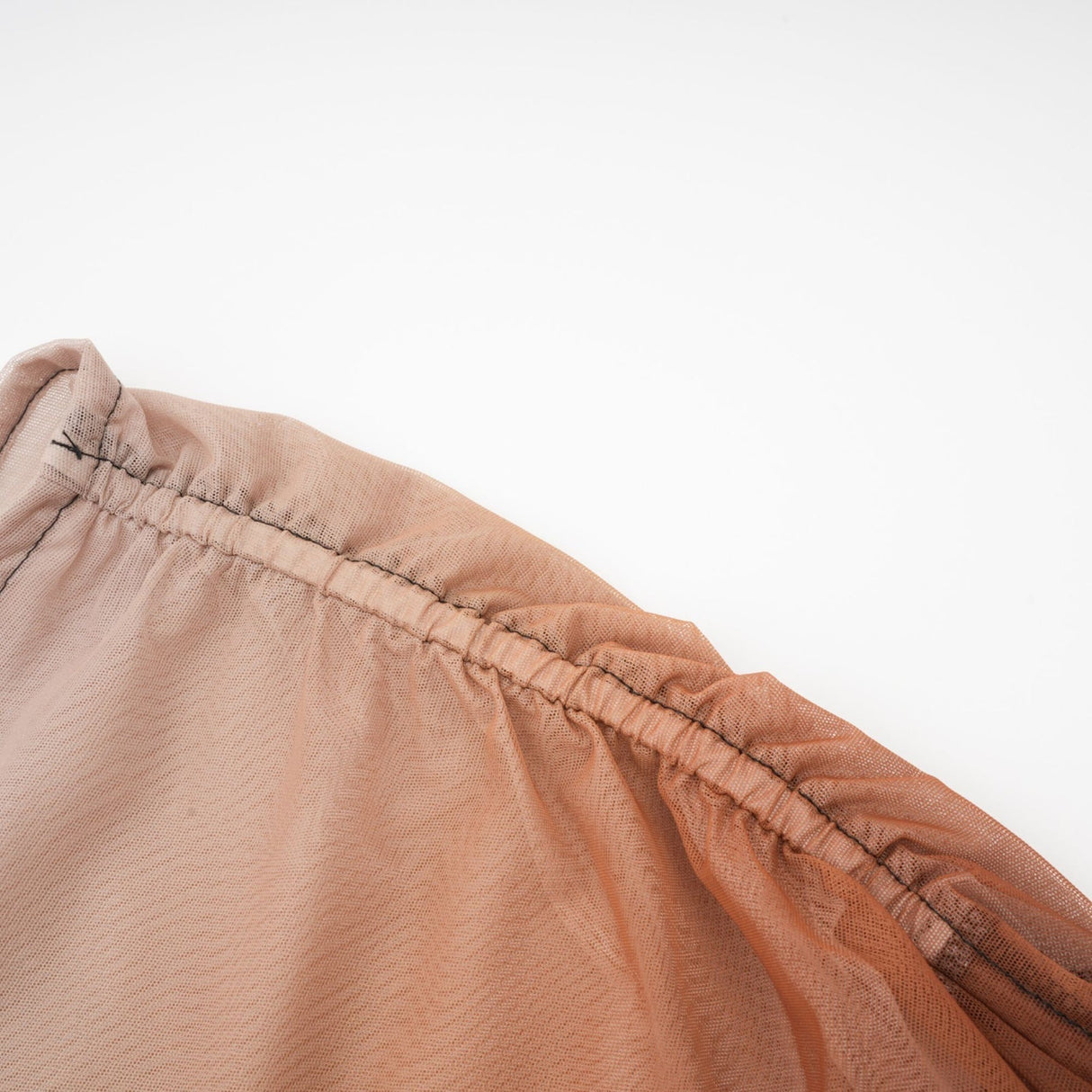 Elizabeth Bodysuit - Long Sleeves - High Neck - Pleats and Cut - Out Design - Gradient Effect