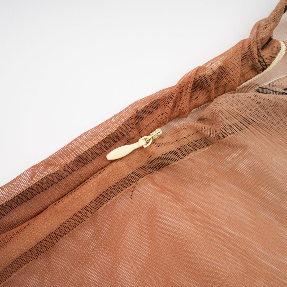 Elizabeth Bodysuit - Long Sleeves - High Neck - Pleats and Cut - Out Design - Gradient Effect