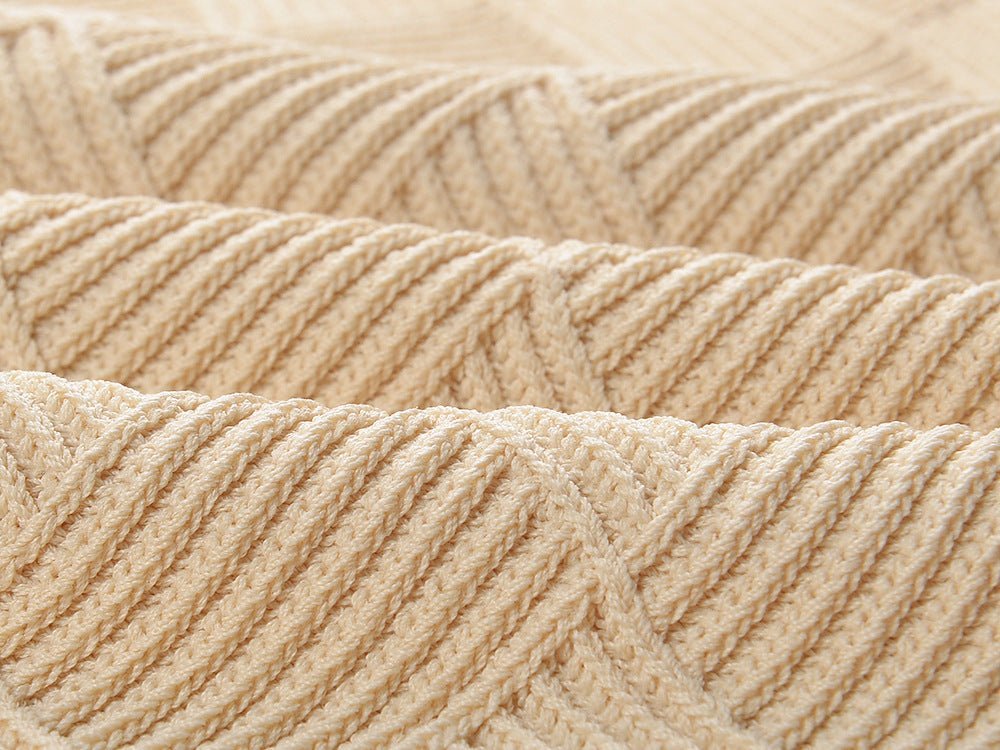 Ember Cropped Structured Jacket - Textured Diamond Pattern - Gold Lion - Head Buttons