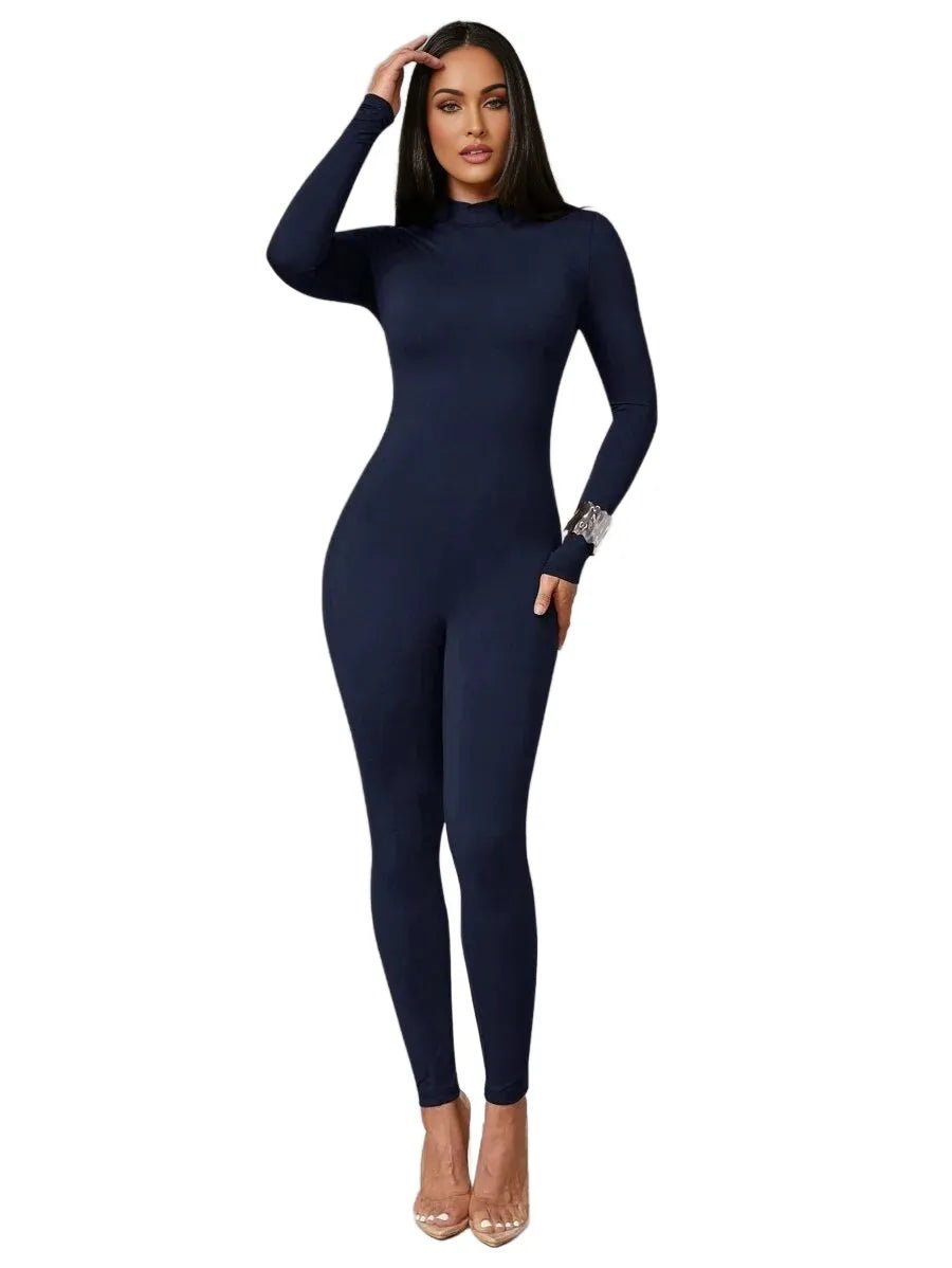 Ember Jumpsuit - High Stretch Fabric Elasticity - Skinny Fit Type - Casual Style - Long Length - Natural (mid Waist) Waist Line - Modern Look