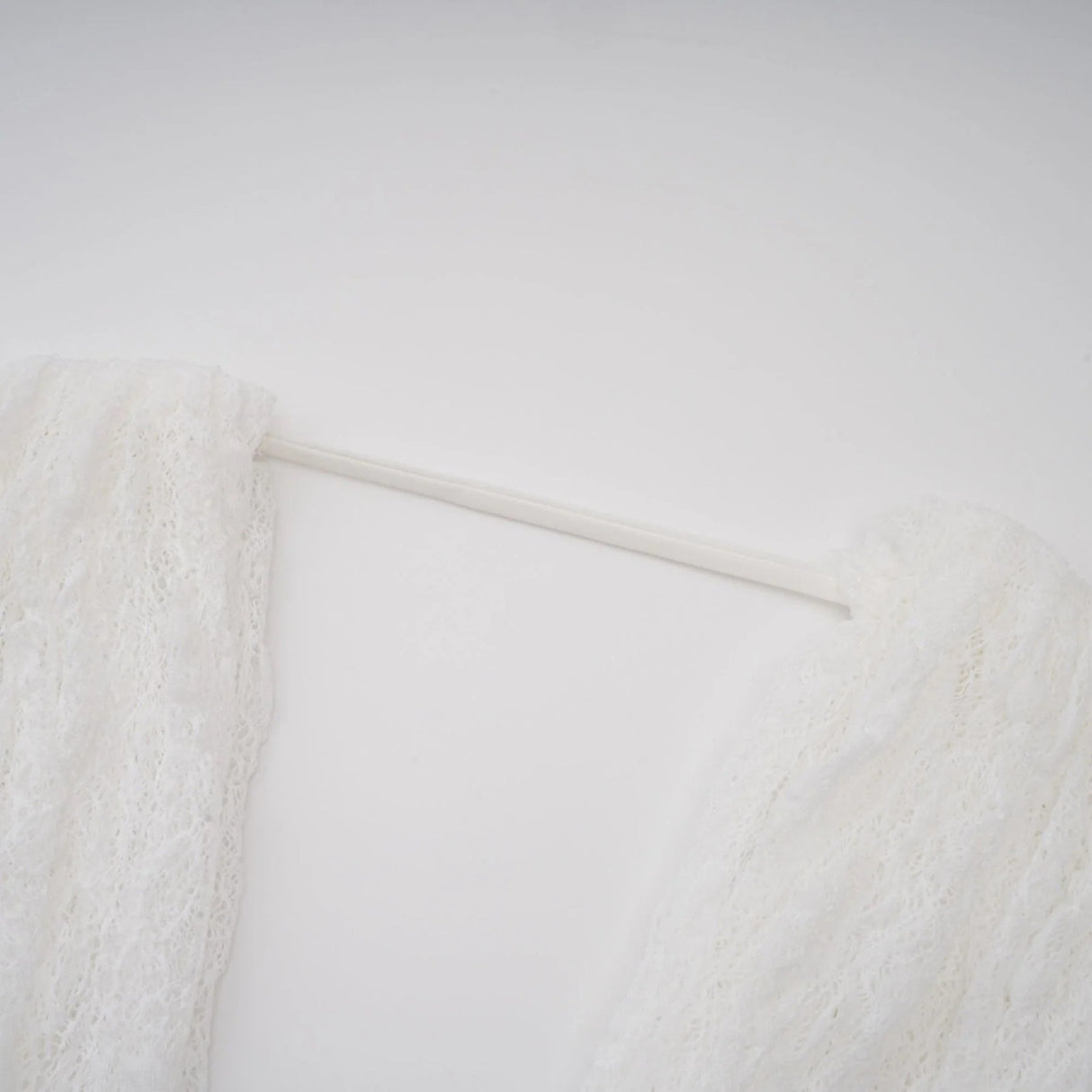 Emery Dress Set with Textured Layers in White