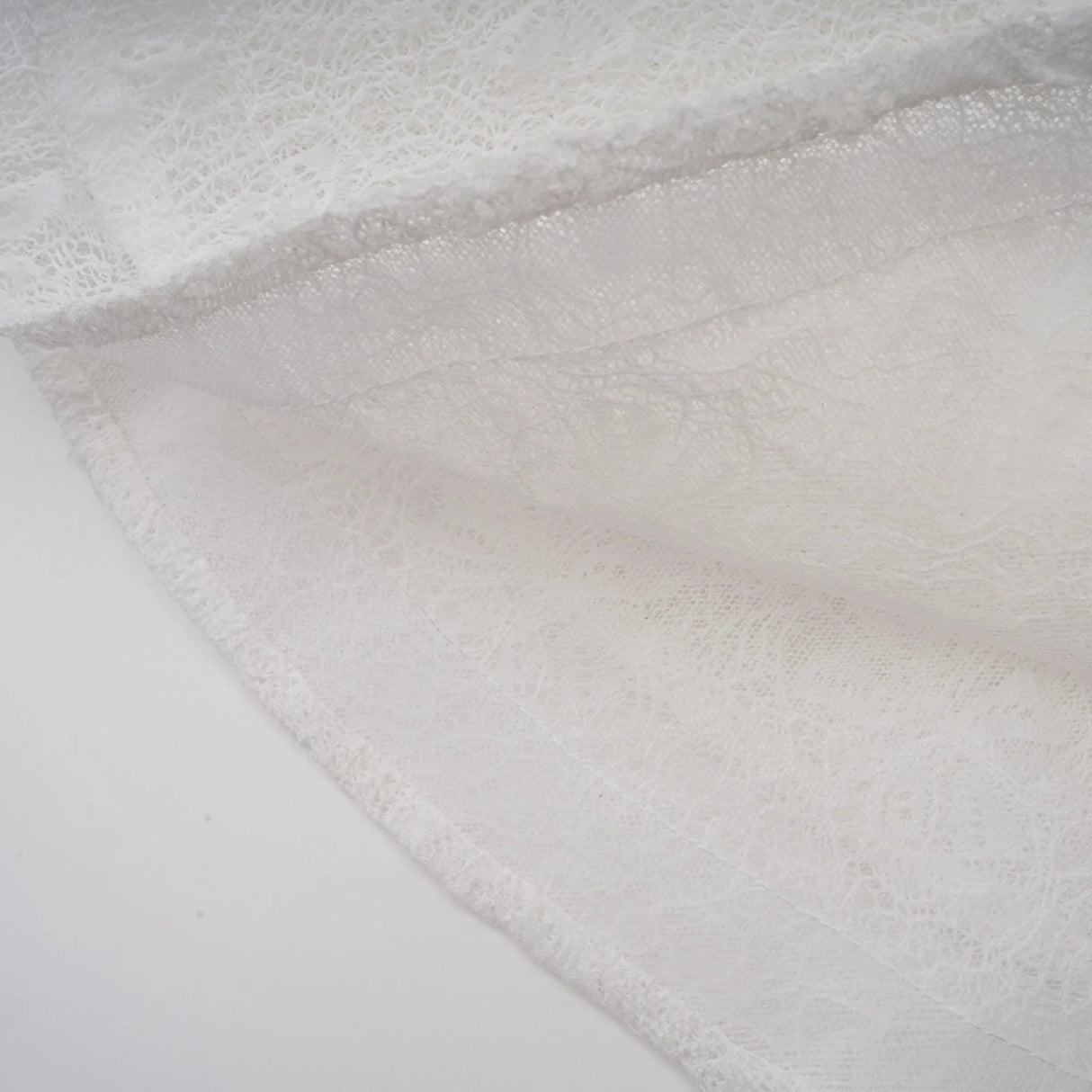 Emery Dress Set with Textured Layers in White