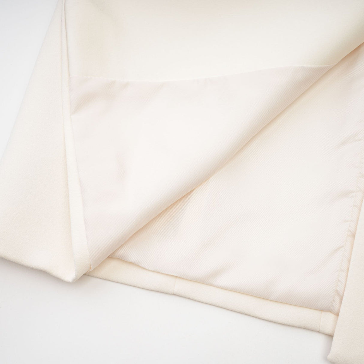 Emilee Coat - Wool Blend - Tonal Lapels - Button Front - Ankle Length