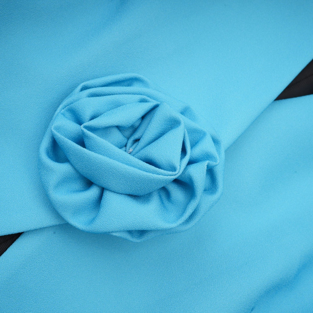 Emilia Jacket & Trousers Set - V Neck Design - Floral Appliqué - High Waist Flared Trousers - Front Button Fastening - Stylish Ensemble