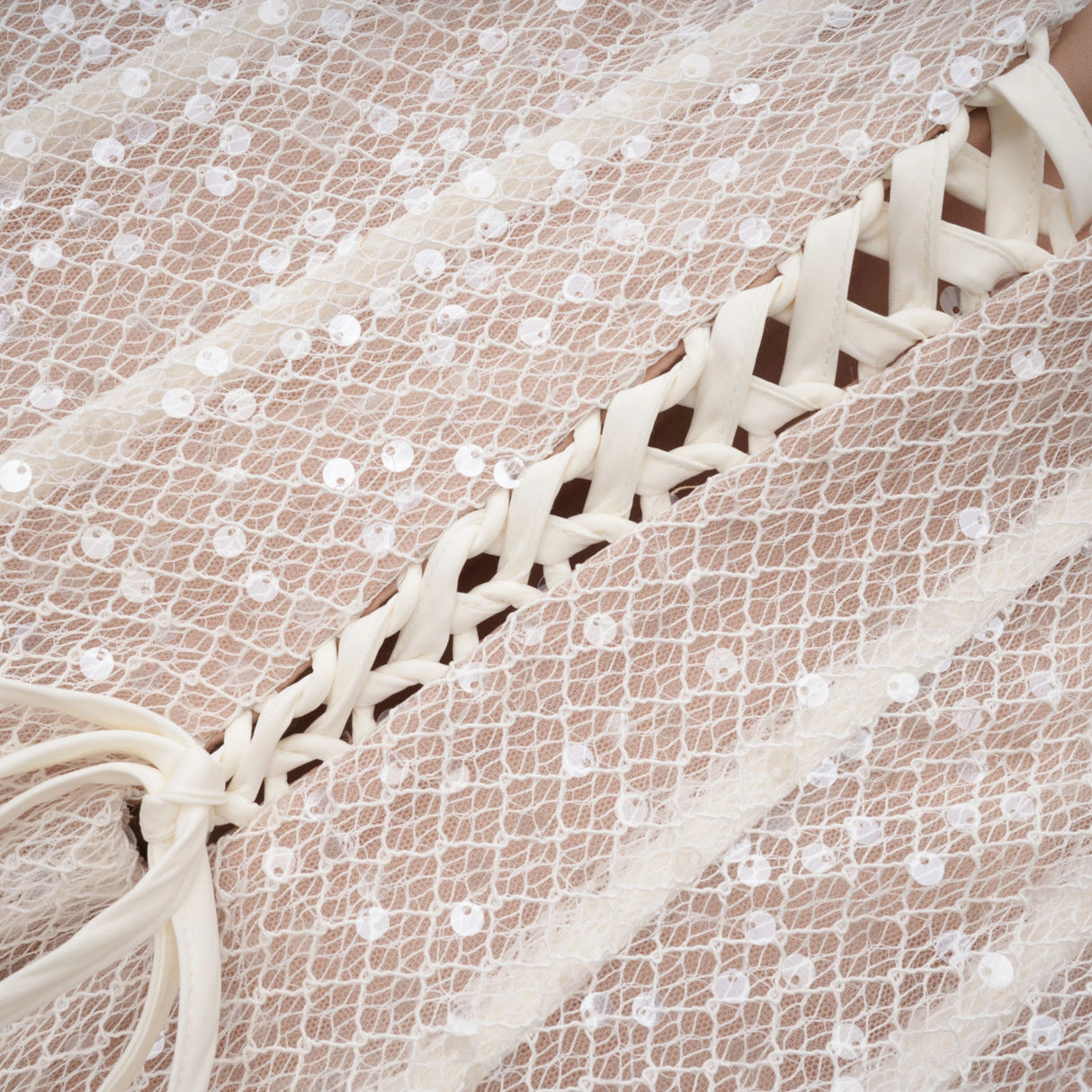 Esme White Off Shoulder Embellished Maxi Dress