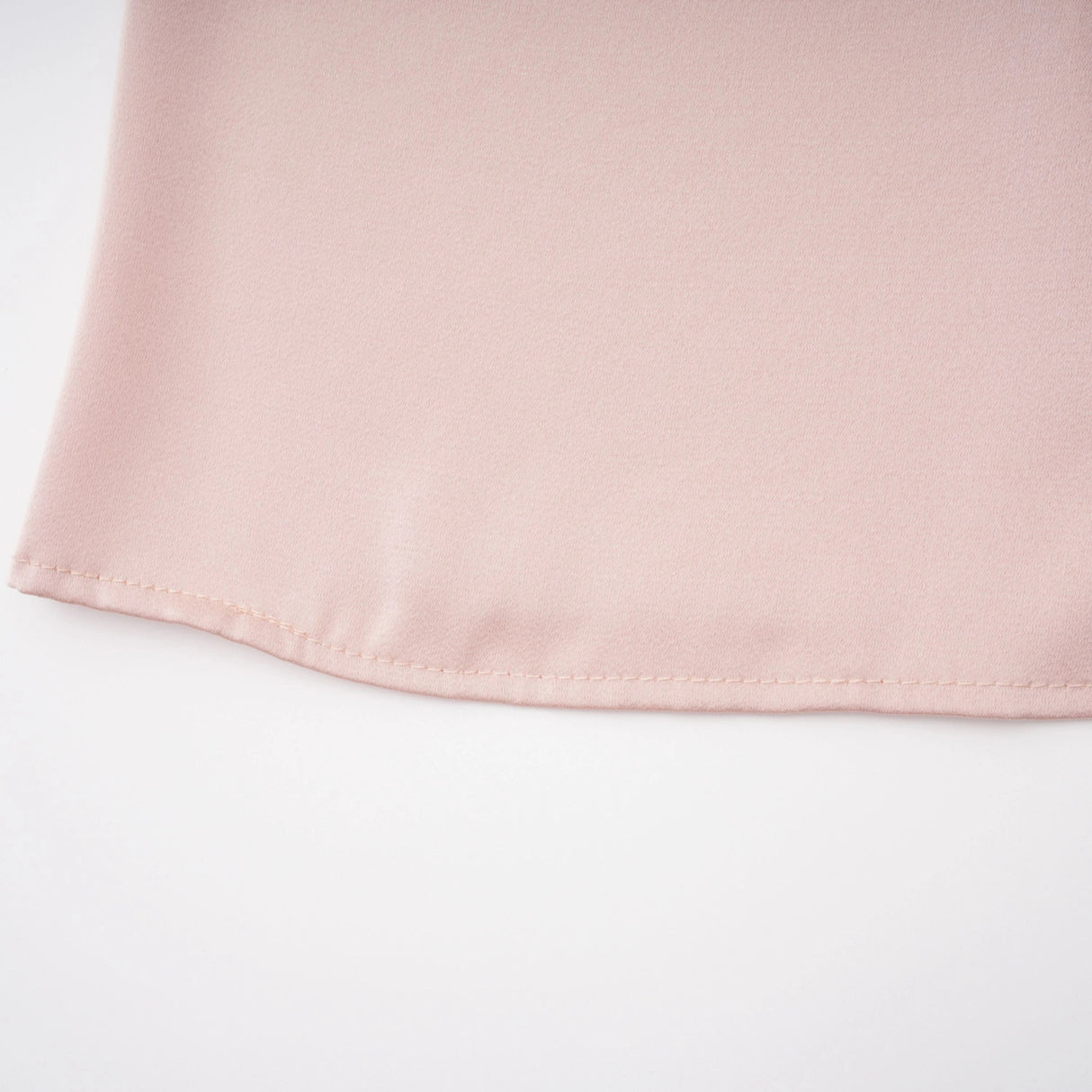 Everleigh Champagne Satin Top Skirt Set With Cape Detail