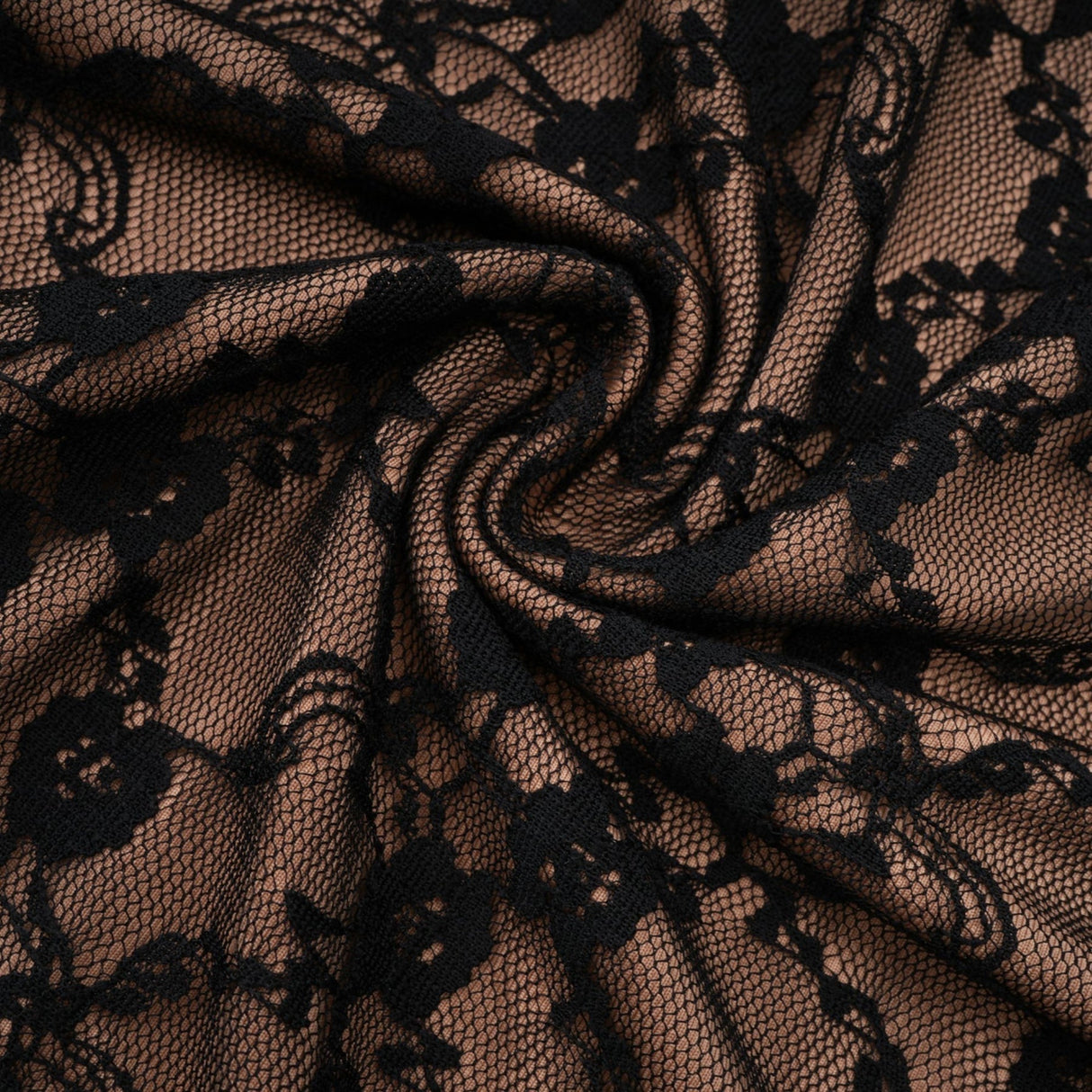 Fabiana Floral Midi Dress - V Neck Low Cut - Spaghetti Straps - Lace Detailing - Bow Accent