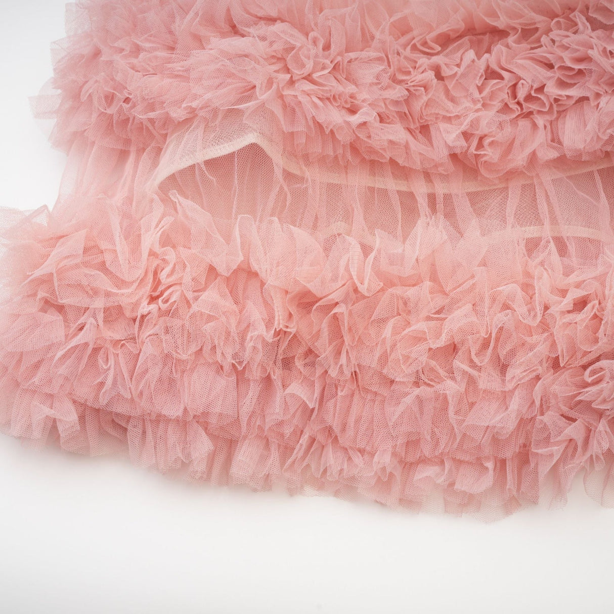 Fabiola Maxi Dress - Off the Shoulder - Tiered Design - Tulle Panels - Rear Zip - Floor - Length