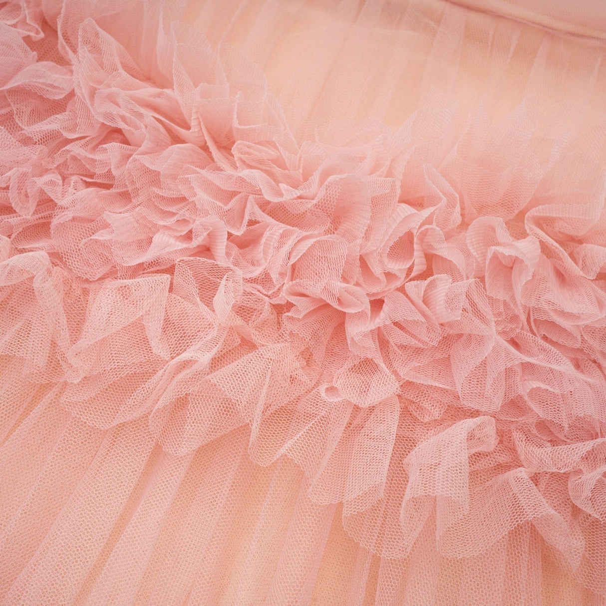 Fabiola Maxi Dress - Off the Shoulder - Tiered Design - Tulle Panels - Rear Zip - Floor - Length