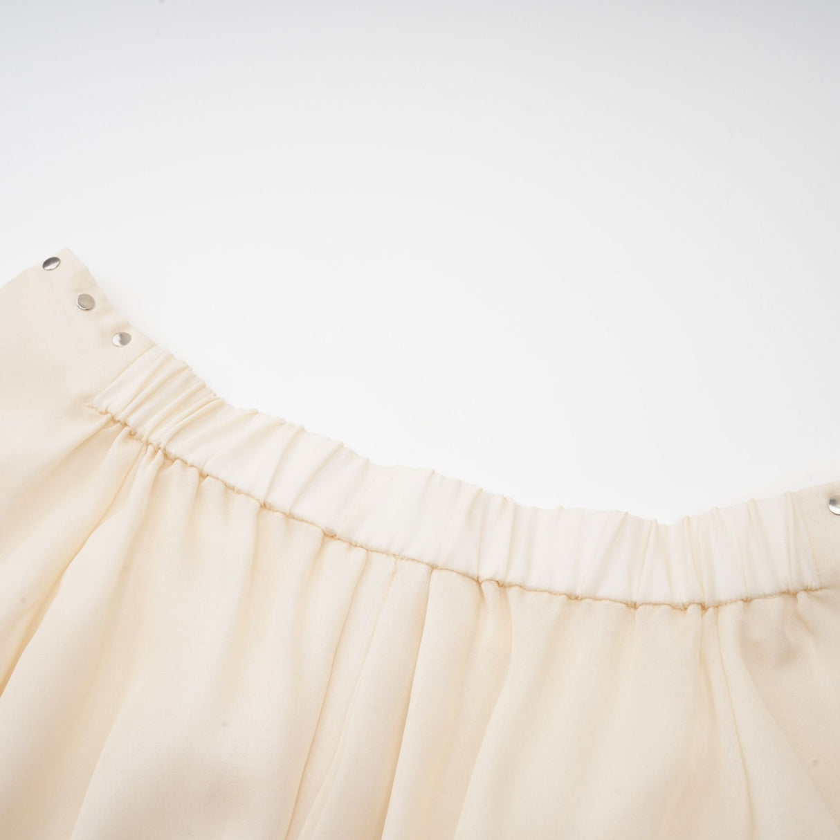 Fabiola Mini Dress - Off the Shoulder - Double Layered - Front Tie Fastening - Lace - Up Detail - Flared Hem