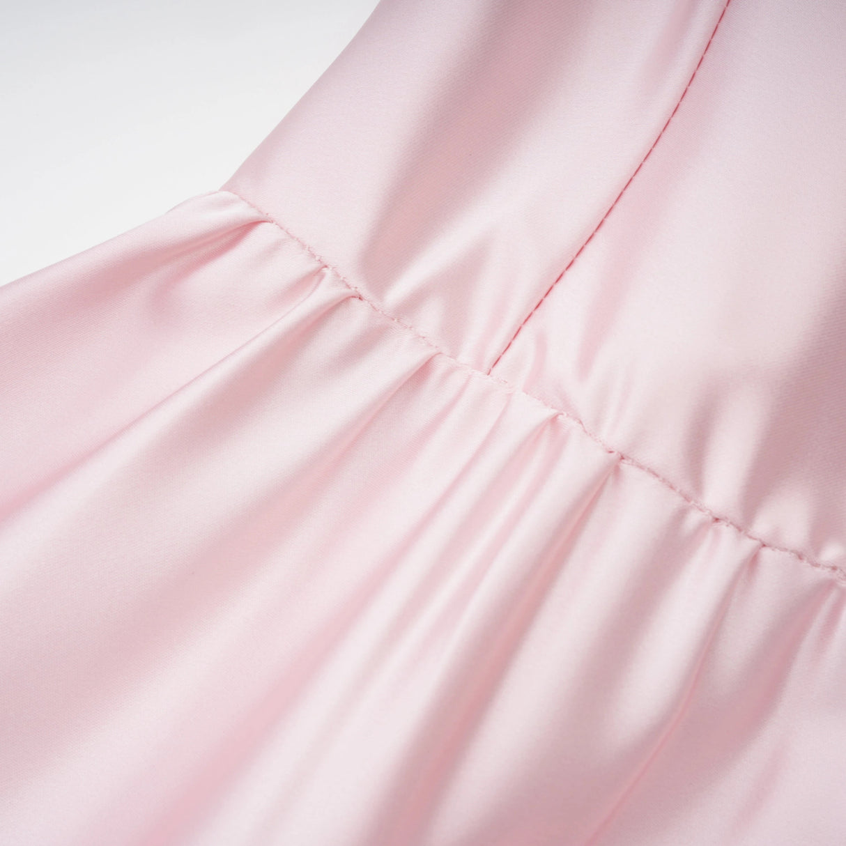 Fadila Pink SemiSheer Blouse Dress Set