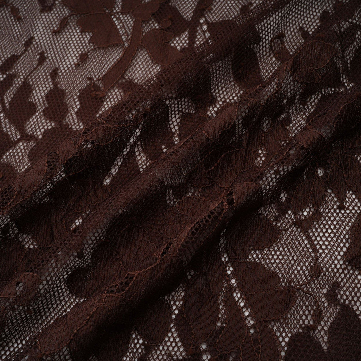 Faith Midi Dress - Long Sleeves - Chantilly Lace - Self - Tie Design - Asymmetric Hemline