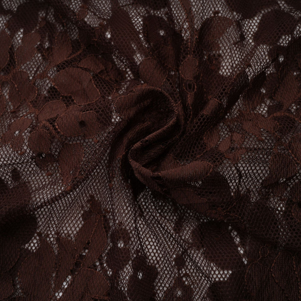 Faith Midi Dress - Long Sleeves - Chantilly Lace - Self - Tie Design - Asymmetric Hemline