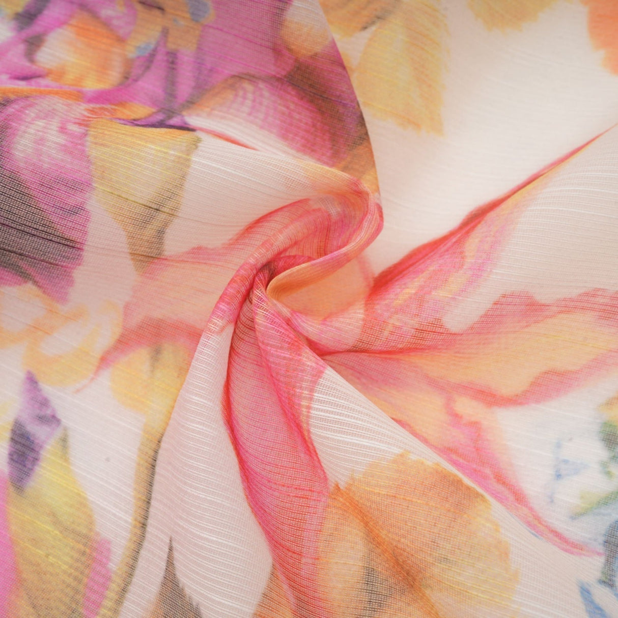 Federica Floral Mini Dress - V Neck - Flared Skirt - Short Sleeves