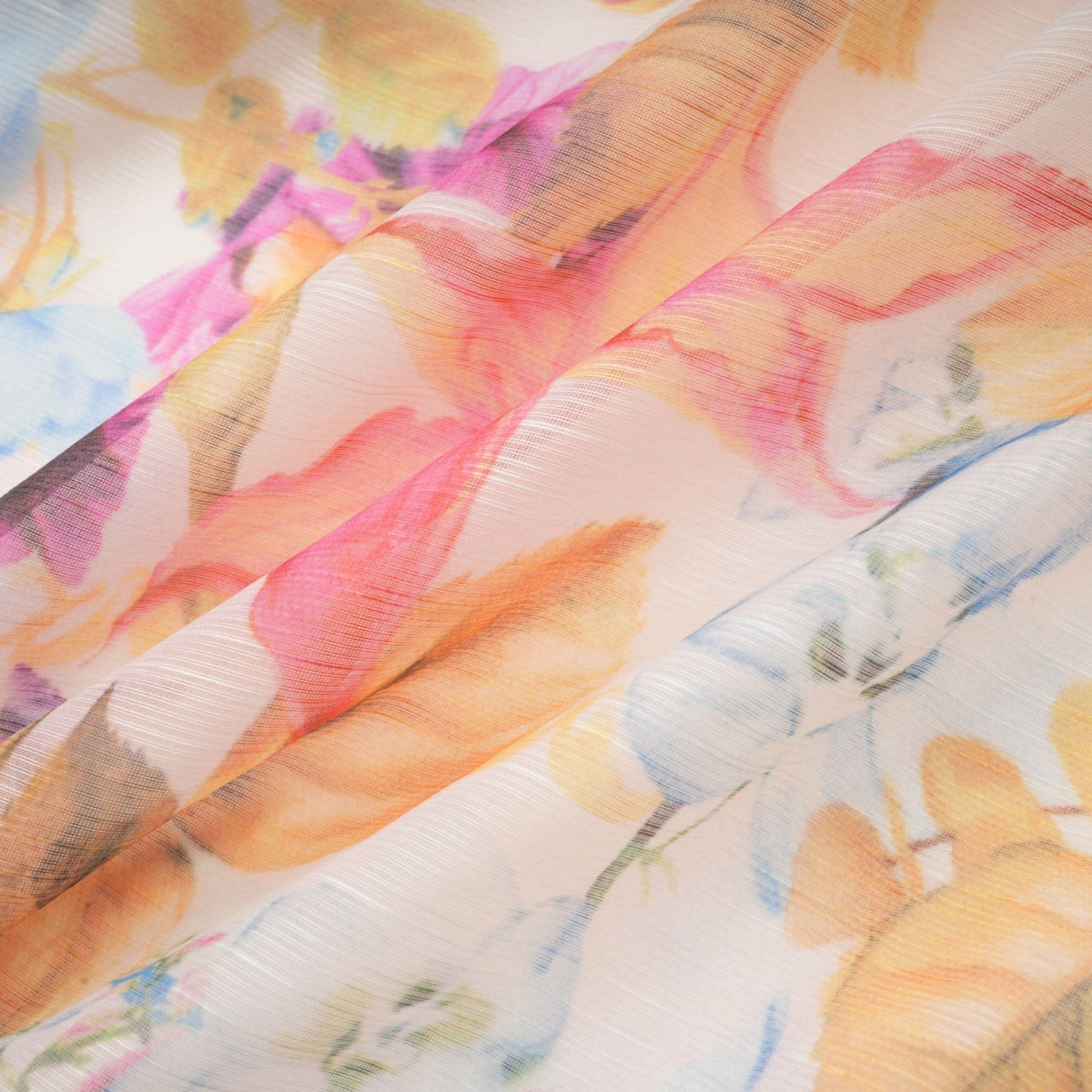 Federica Floral Mini Dress - V Neck - Flared Skirt - Short Sleeves