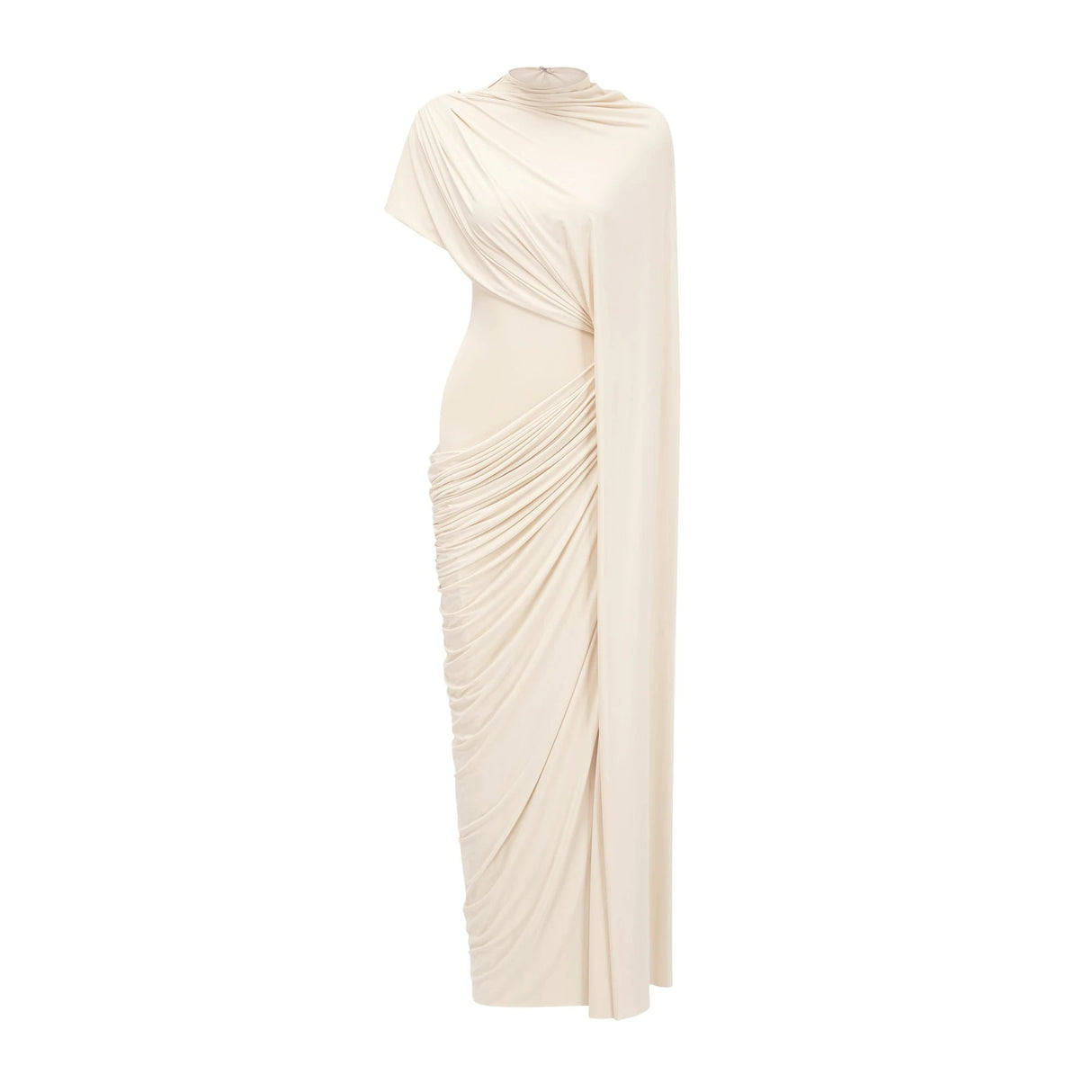 Fenella Asymmetrical Draped Cape Dress Matching Set