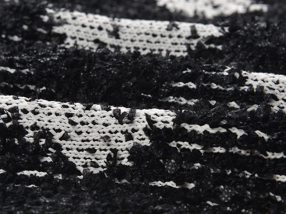 Fiona Cardigan - Classic Cropped Silhouette - Chic Argyle Pattern - Cozy Knit Fabric