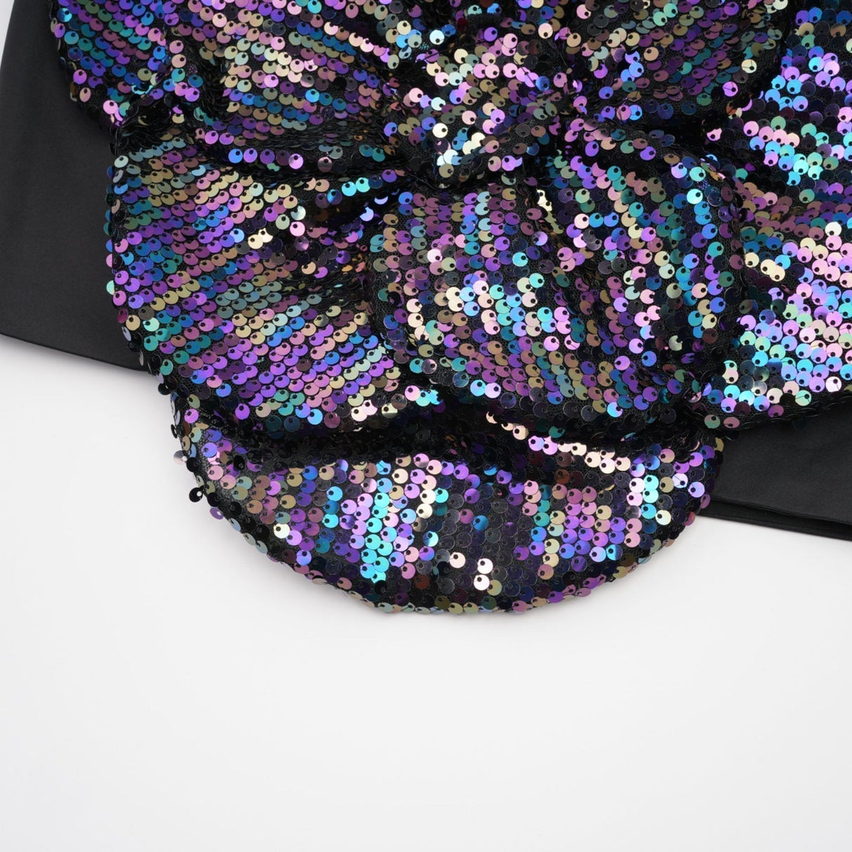 Fiona Floral Top - Off - the - Shoulder Design - Sequin Embellishments - Faux - Flower Detailing - Cropped Length