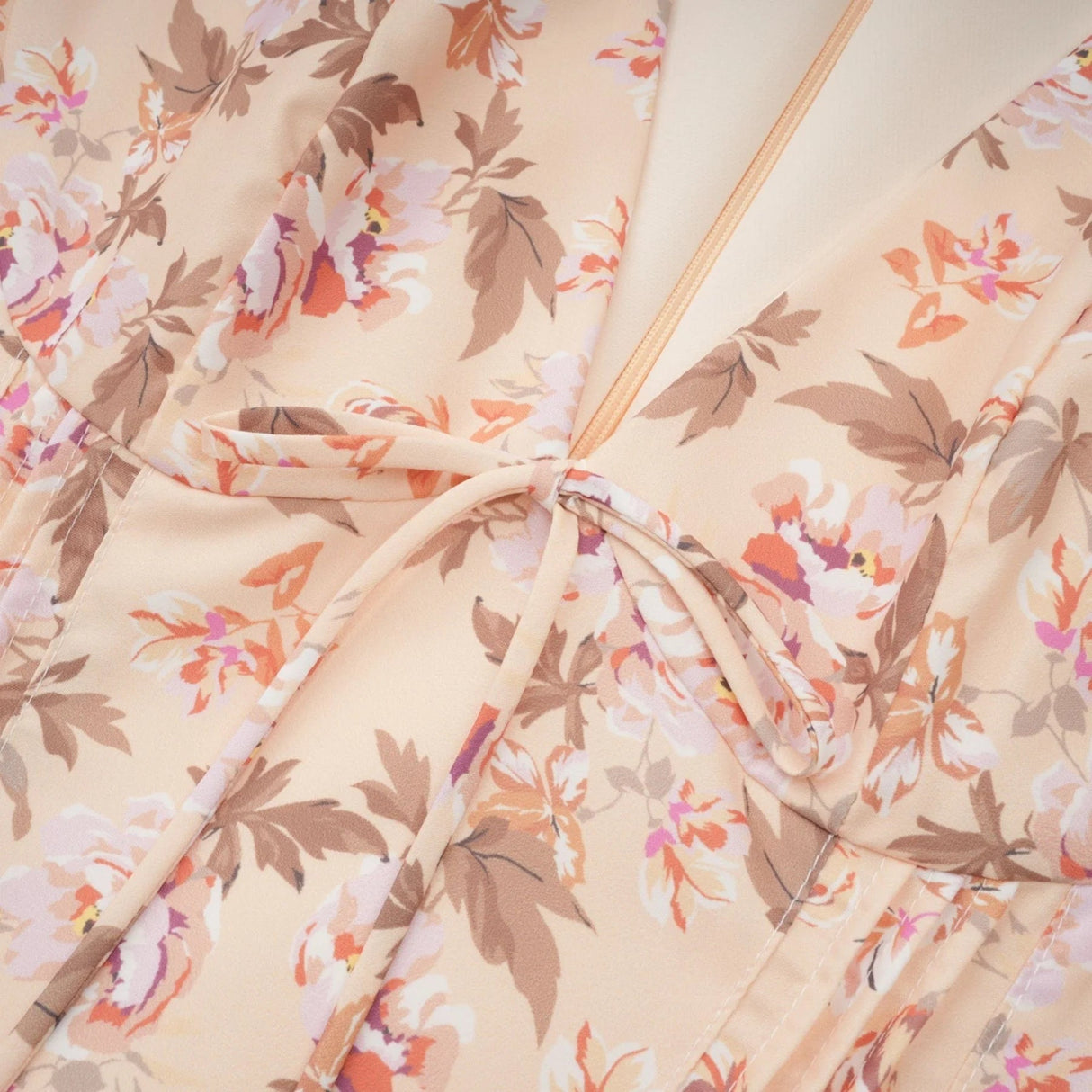 Fiona Mini Dress Yellow Floral Print Pleated