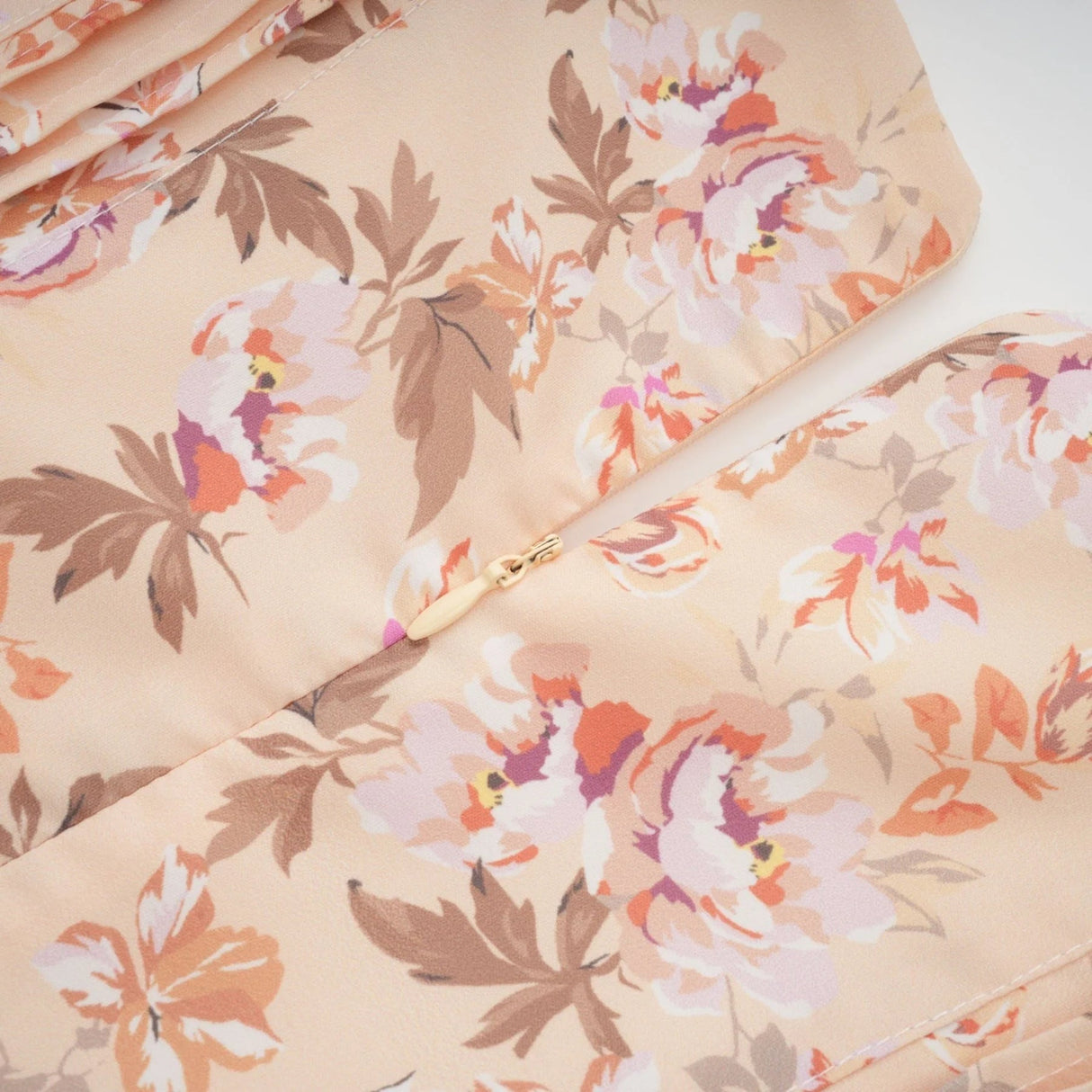 Fiona Mini Dress Yellow Floral Print Pleated