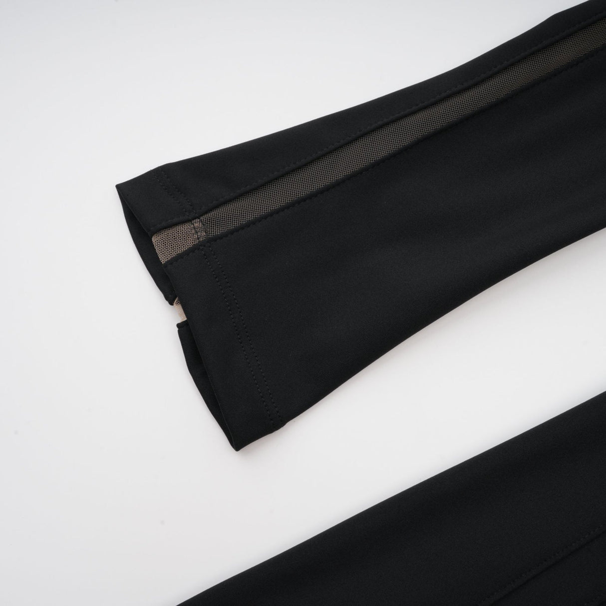 Fiorenza Mini Dress - Long Sleeve - Stretch Design - Mesh Panelling - Rear Zip Fastening