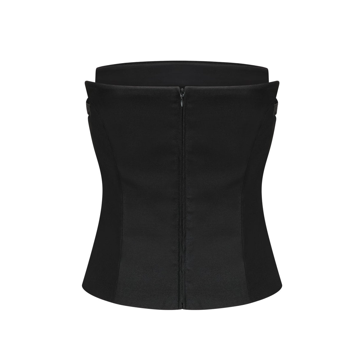 Fiorenza Skirt & Top Set - Sleeveless Off - The - Shoulder Design - Medusas Head Motif - High - Waisted Box - Pleat Skirt - Rear Zip Fastening