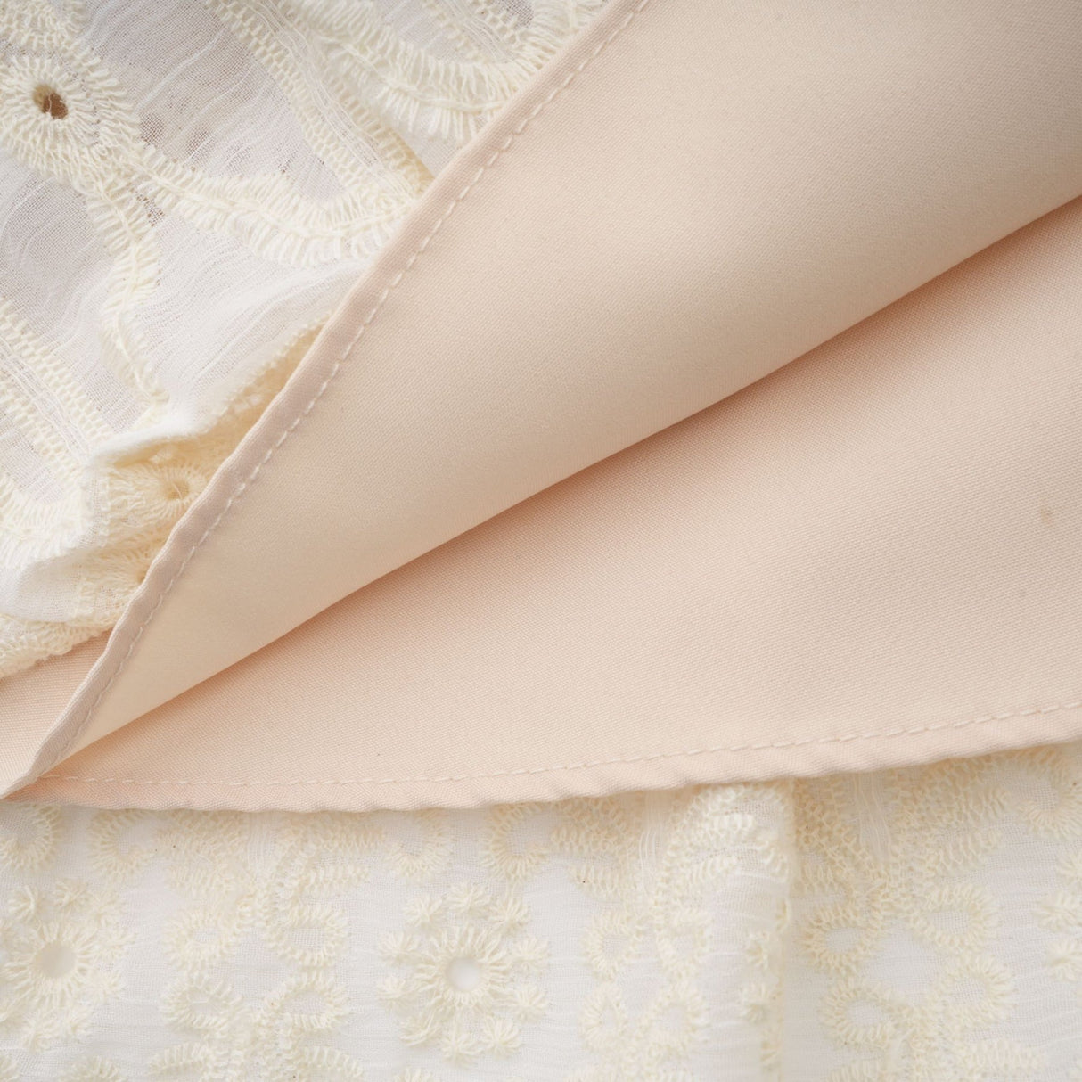 Fiorina Midi Dress - Faux - Pearl Embellishment - Cut - Out Design - Lace Trim - Flounce Hem - A - Line Fit