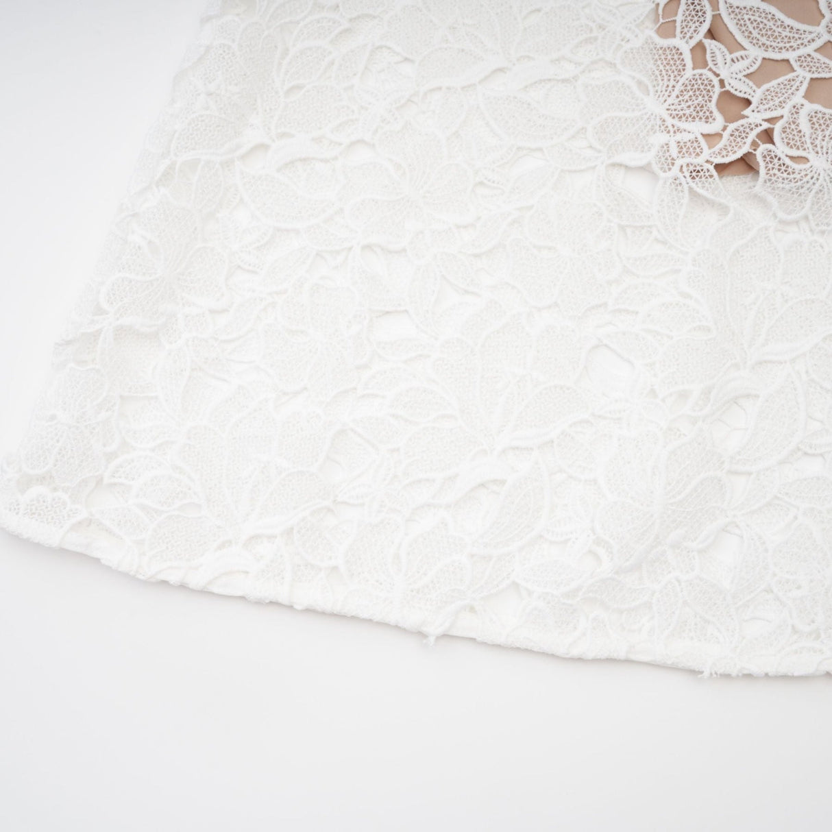 Fiorina Midi Dress - Sleeveless - Spaghetti Straps - Pierced Design - Tie Fastening