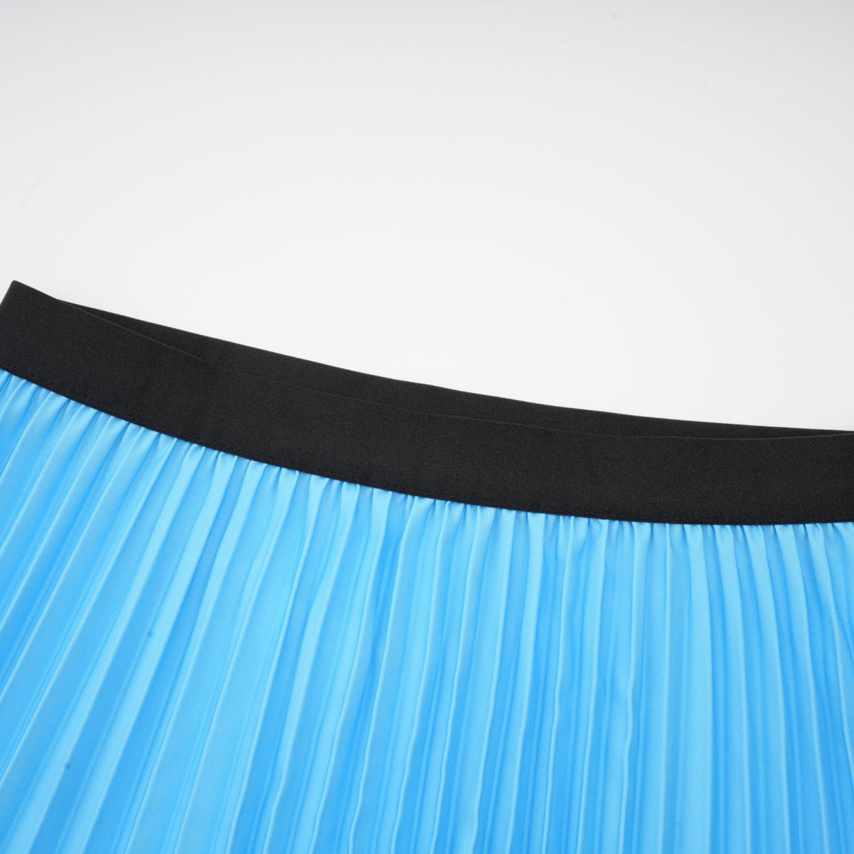 Flavia Skirt & Top Set - Round Neck - Long Sleeve Pleated Design - High Waisted