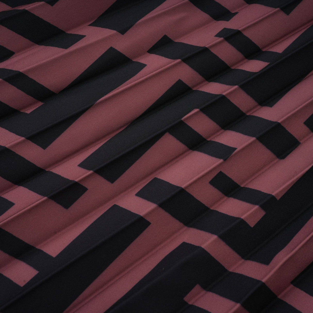 Flavia Skirt & Top Set - Round Neck - Long Sleeve Pleated Design - High Waisted