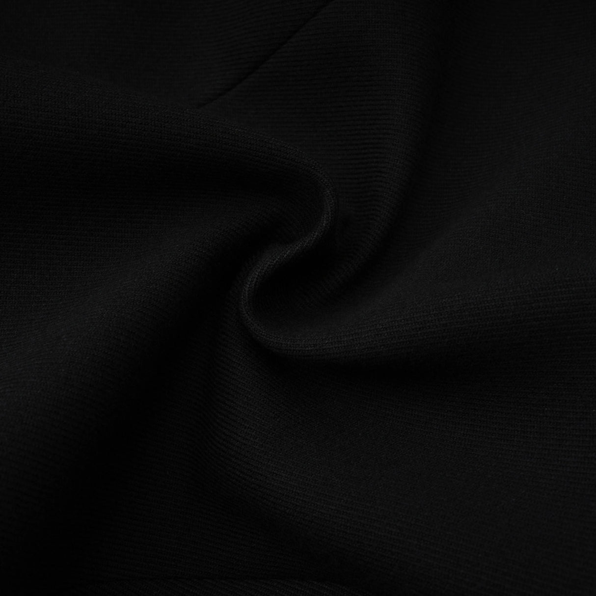 Fleur Black Blazer Mini Dress with Satin Panels