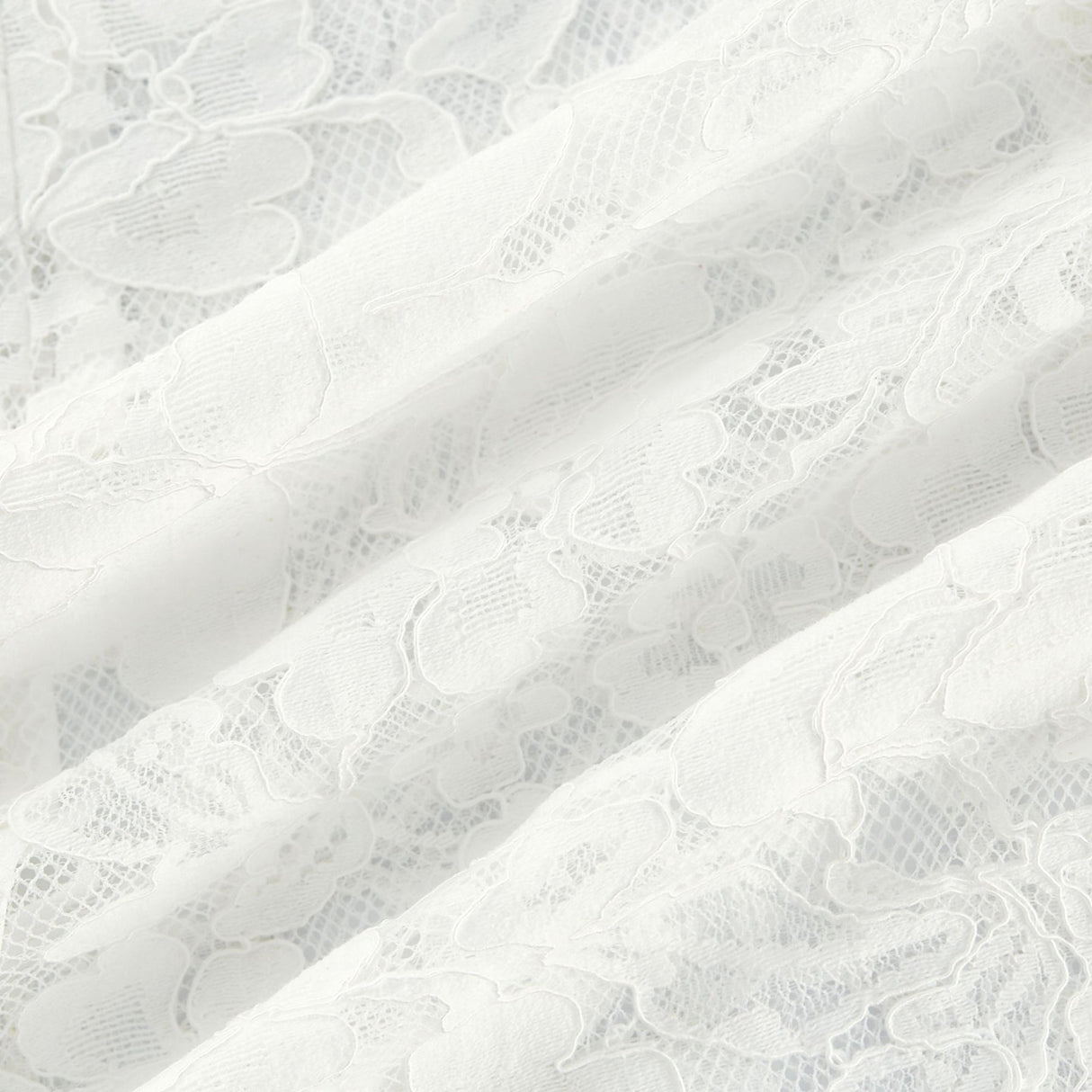 Franca Midi Dress - Flared Sleeves - Lace Trim - Cut - Out Design - A - Line Silhouette