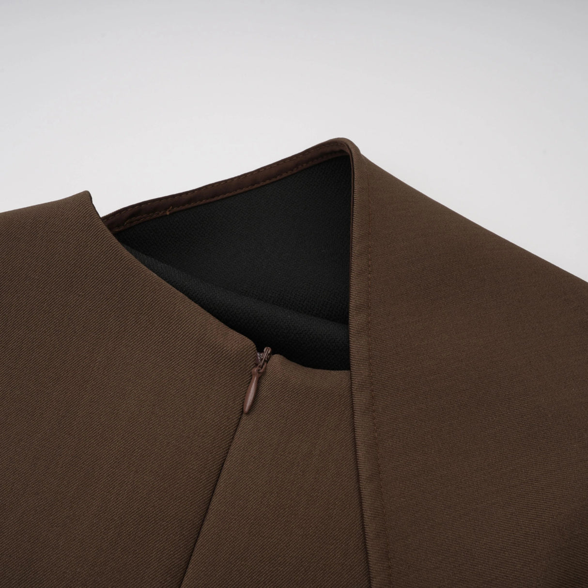 Francesca Brown Asymmetrical Gathered Mini Dress