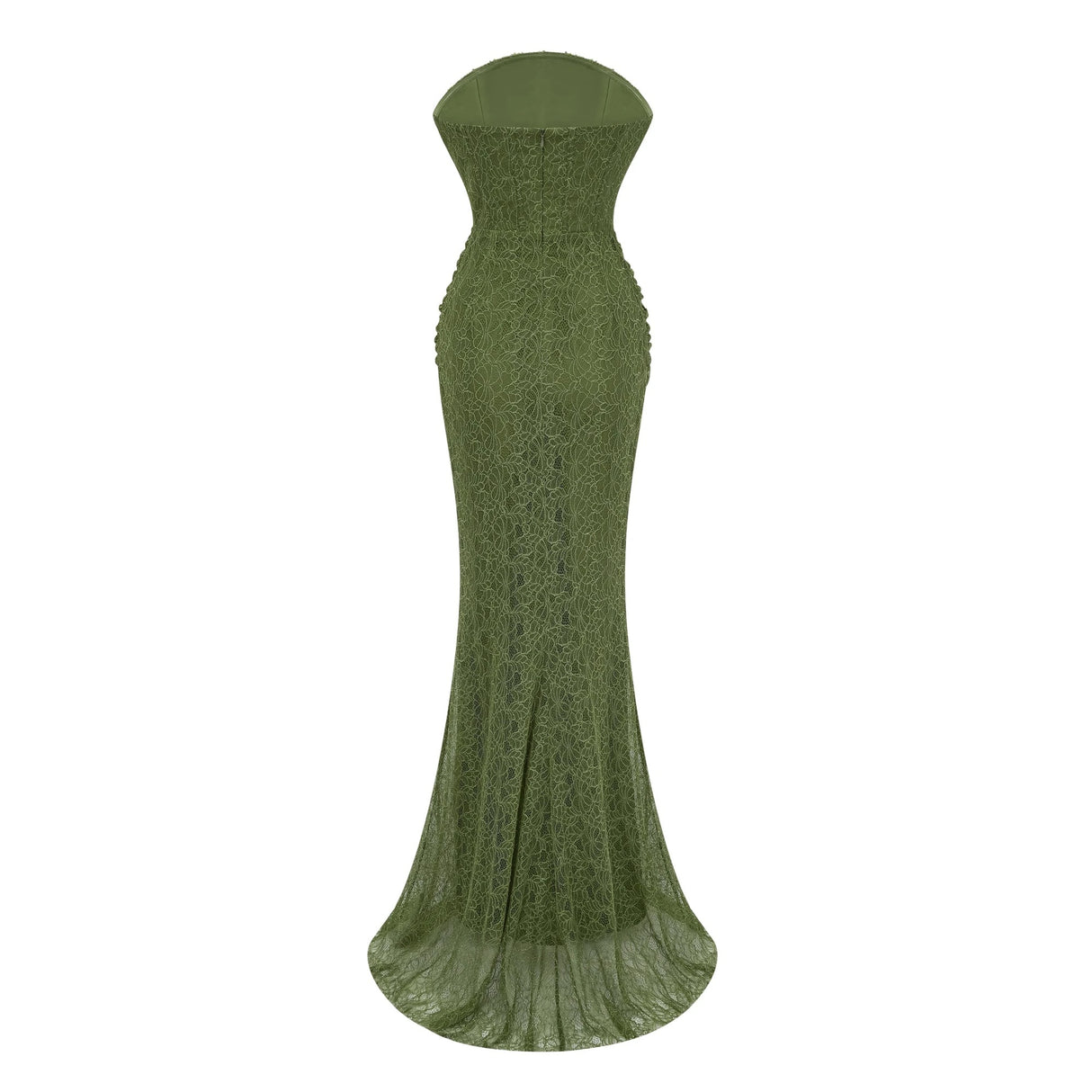 Franziska Green Embellished Corset Maxi Dress Without Gloves