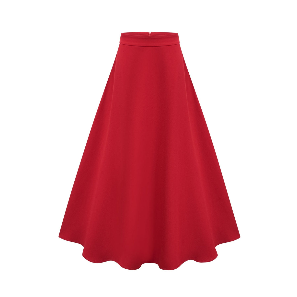 Gemma Blouse & Skirt - Crew Neck - Short Petal Sleeves - Pleated Detailing - Ruffled Trim