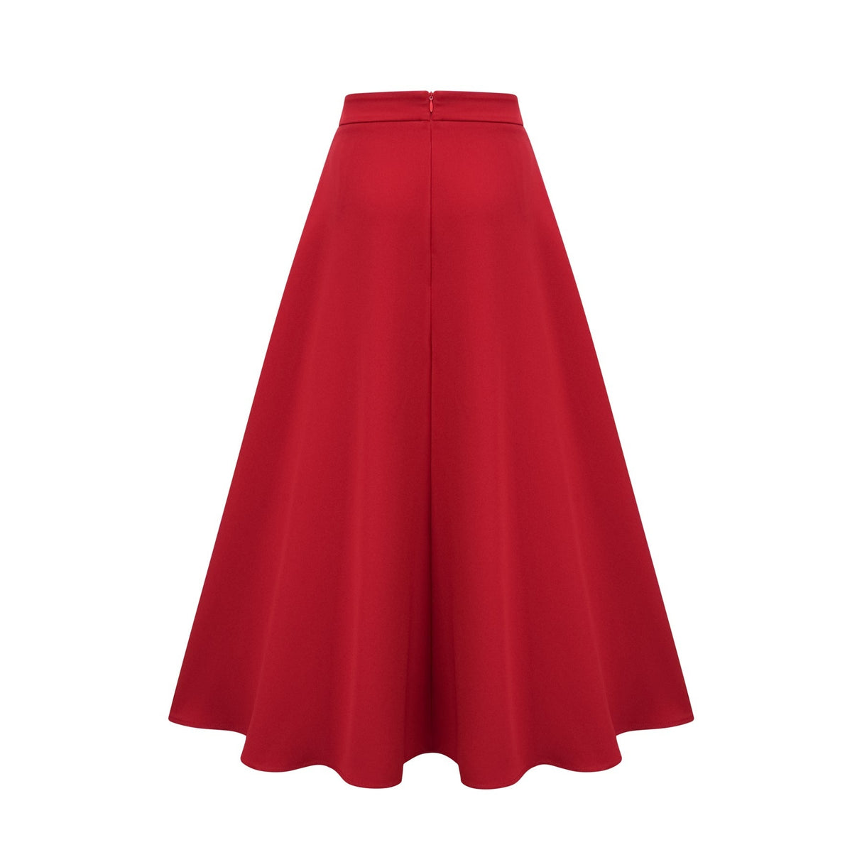 Gemma Blouse & Skirt - Crew Neck - Short Petal Sleeves - Pleated Detailing - Ruffled Trim
