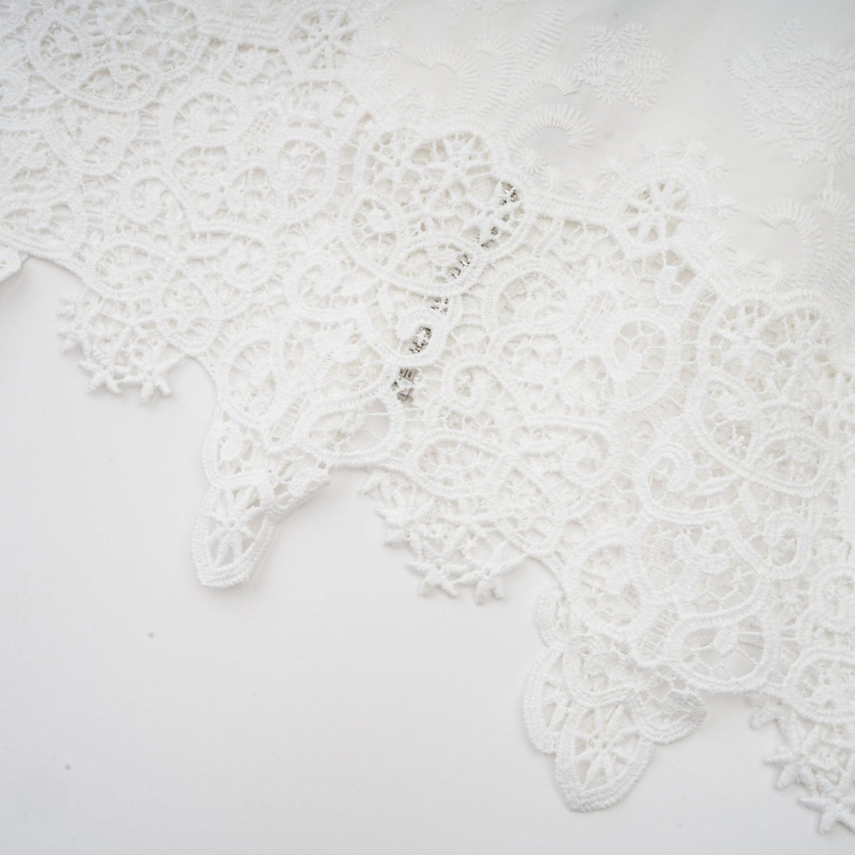 Gemma Top & Trousers - Short Sleeves - Stand - up Collar - Cut - out Design - Wide Leg