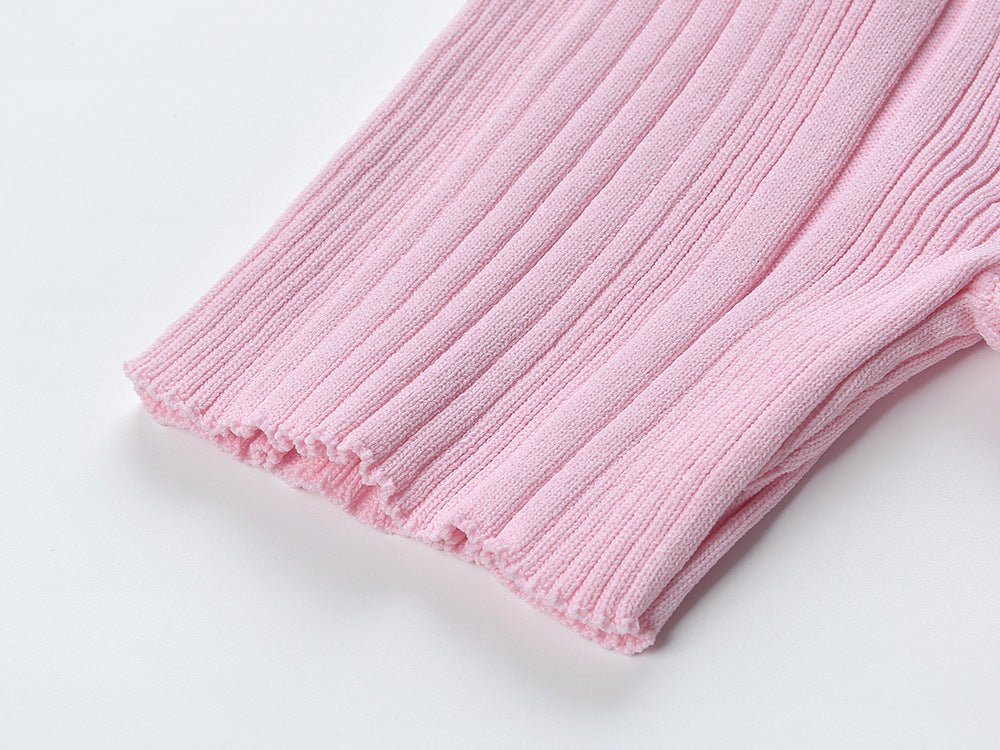 Giada Dress - A - Line Silhouette - Polo Style With Button Detail - Fitted Bodice and Flared Skirt - Front Pockets - Retro - Inspired Fashion