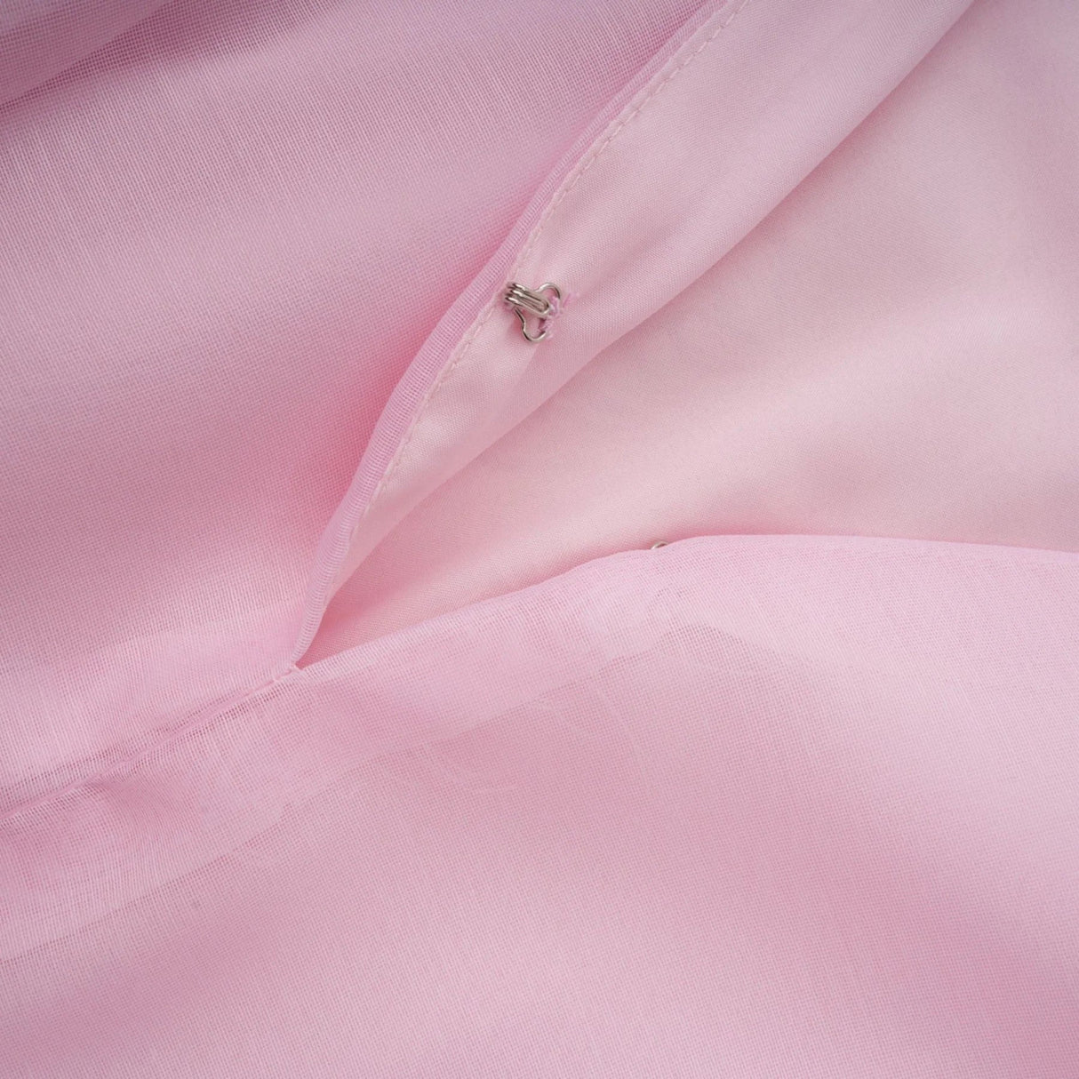 Giada Mini Dress Pink Embroidered Layered & Ruched