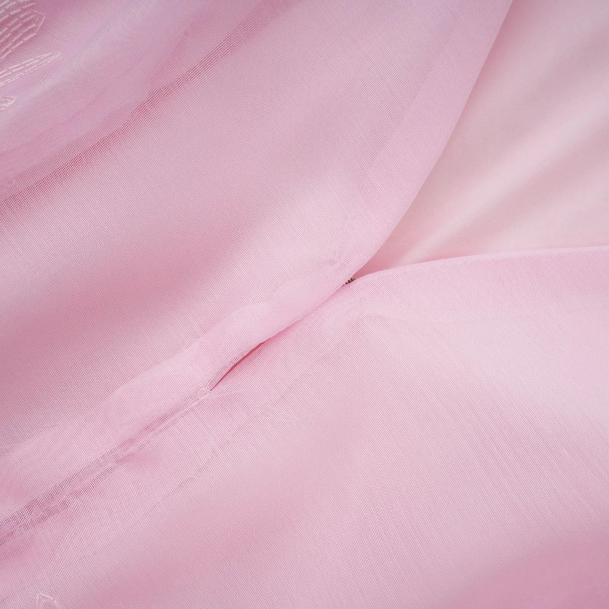 Giada Mini Dress Pink Embroidered Layered & Ruched