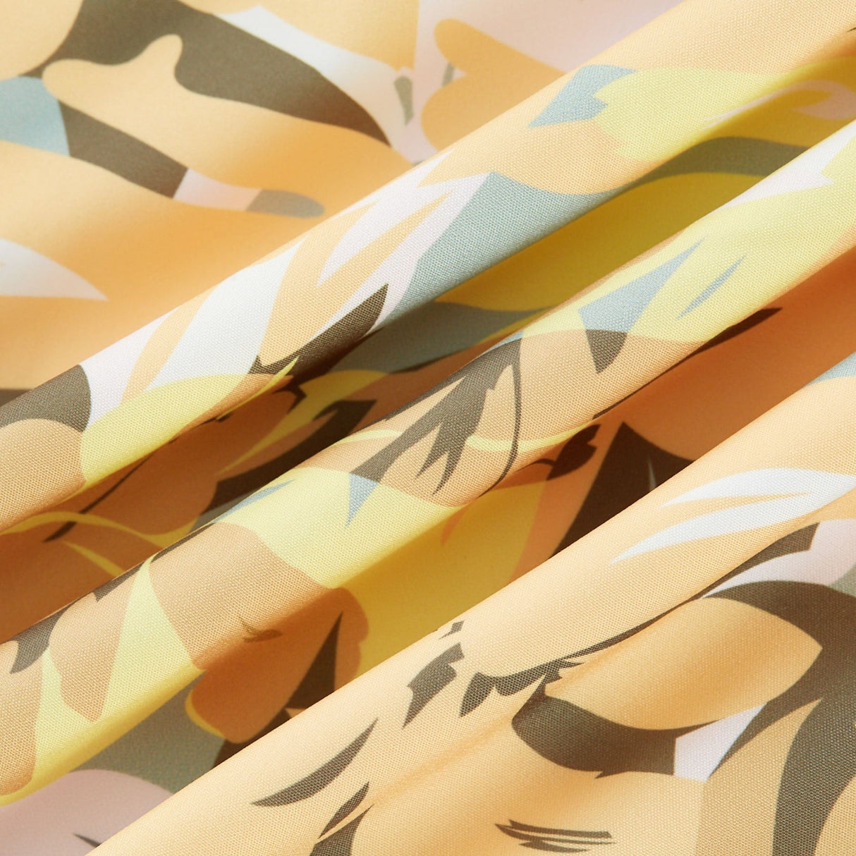 Ginetta Midi Dress - Off the Shoulder - Floral Print - Cut - Out Design - Layered Flounce Hem - A - Line Skirt