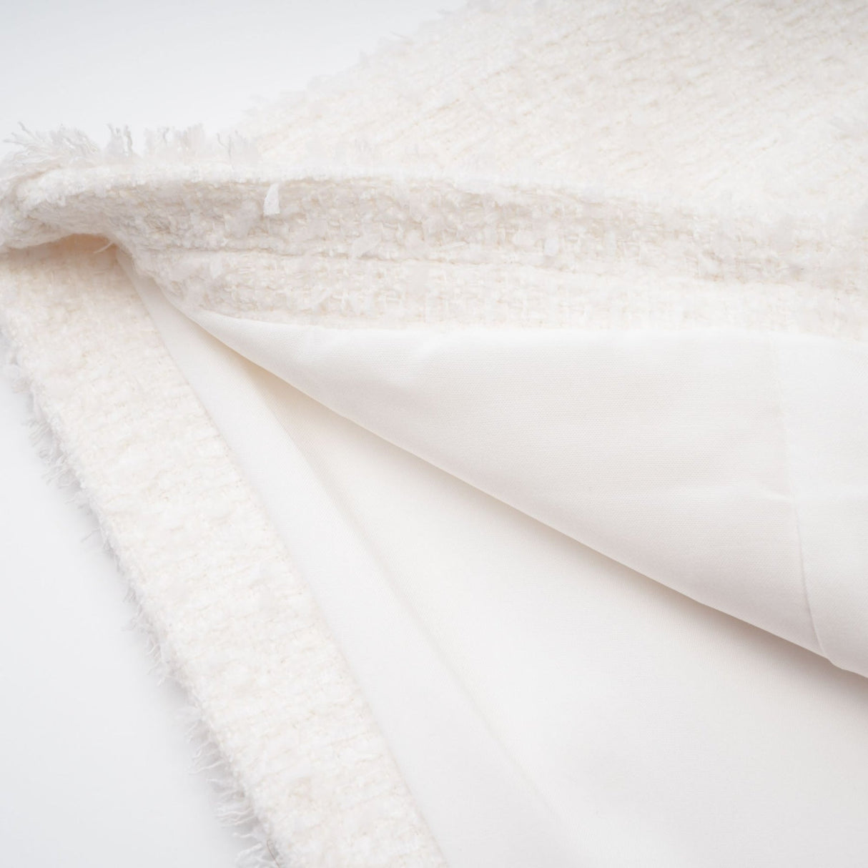 Giovannella Dress - White - Halter Neck - Thigh Length - Embellished & Buttoned