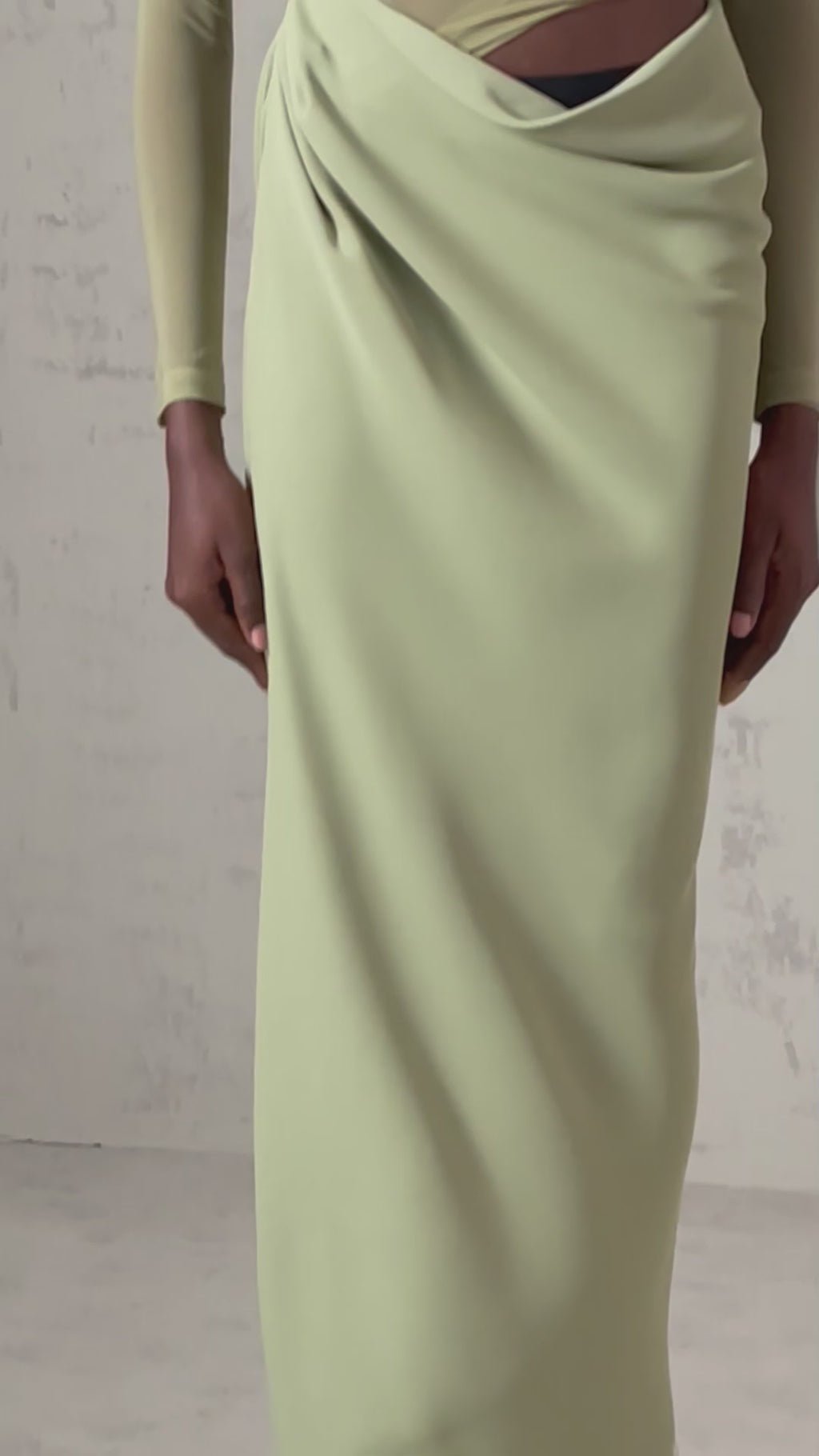 Giovannella Midi Dress - Off the Shoulder Design - Tulle Panelling - Ruched Detailing - Draped Detailing